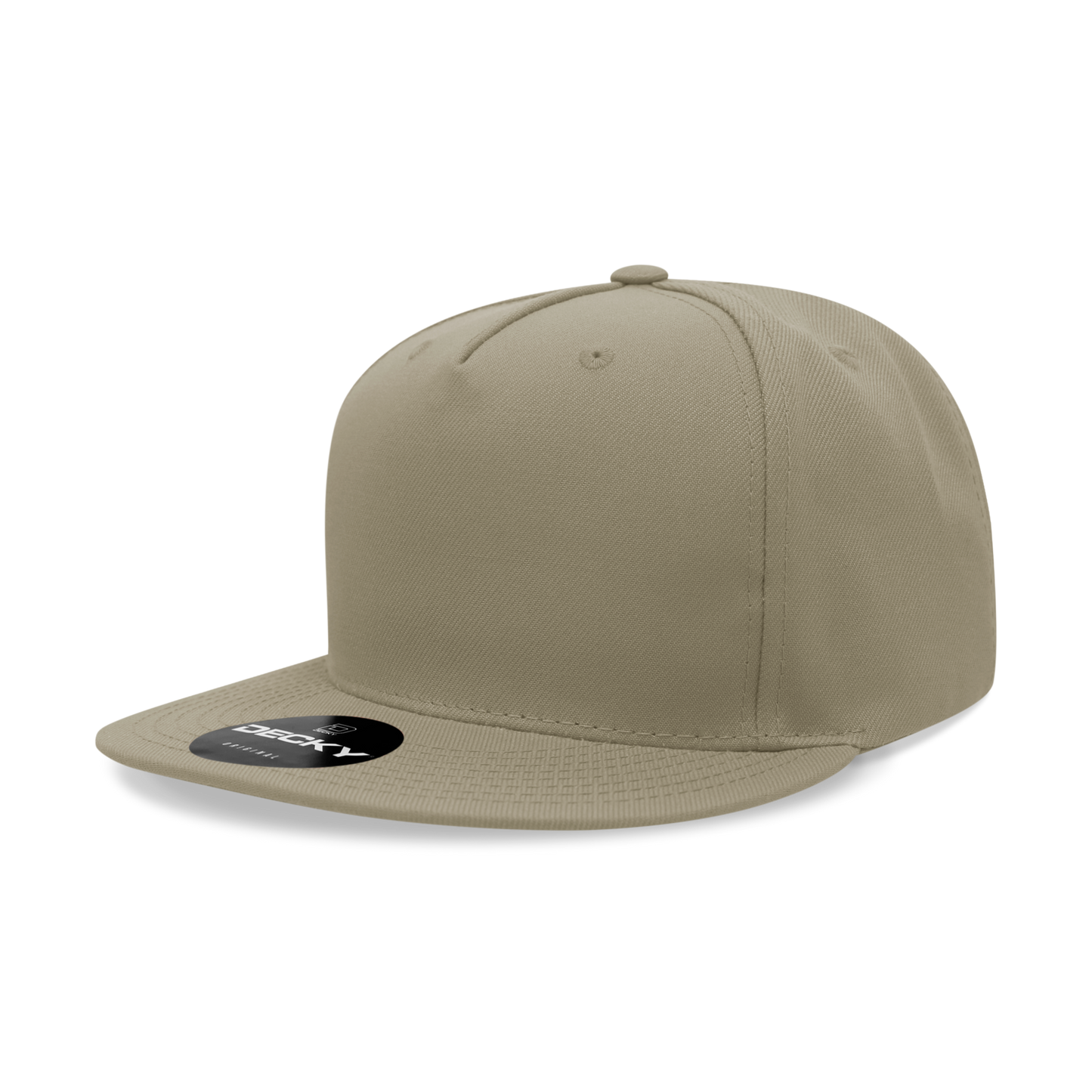 Decky 5 Panel High Profile Structured Polyester Snapback