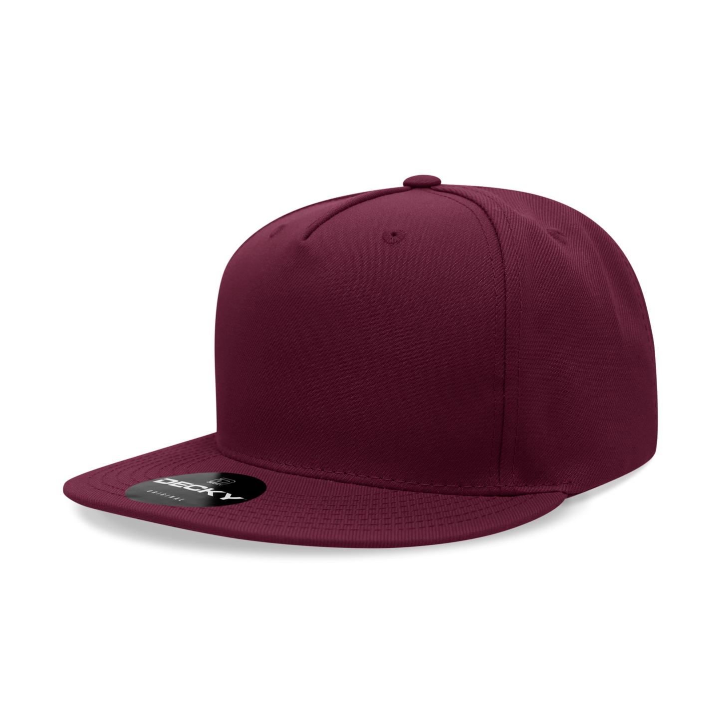 Decky 5 Panel High Profile Structured Polyester Snapback