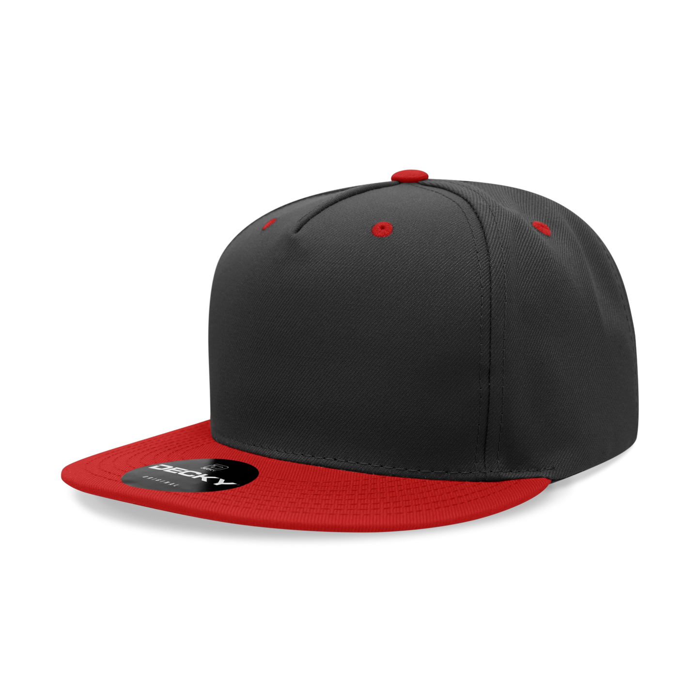Decky 5 Panel High Profile Structured Polyester Snapback