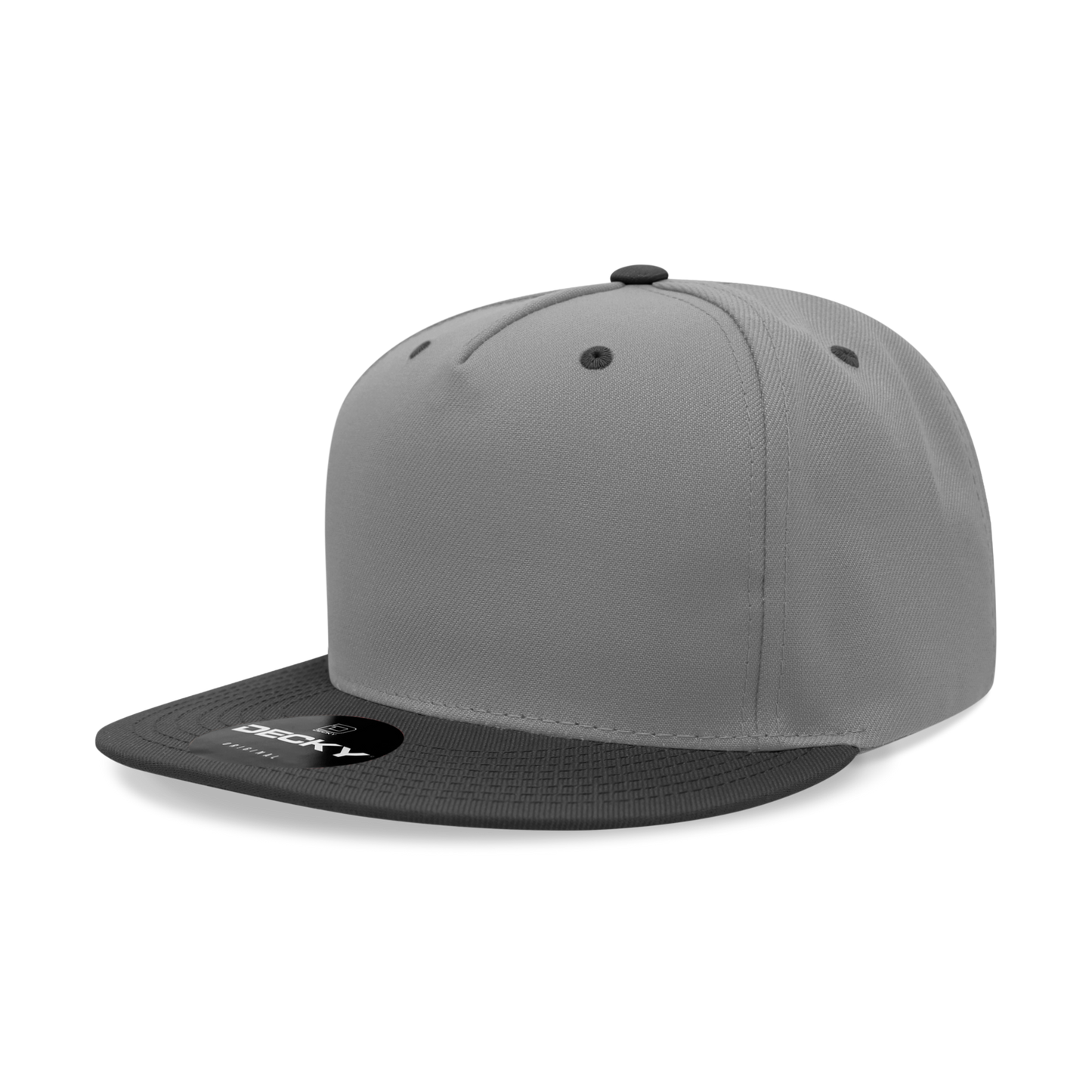 Decky 5 Panel High Profile Structured Polyester Snapback