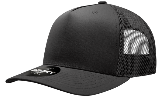 Decky 6030 Trucker Hat - 100% Polyester, Structured