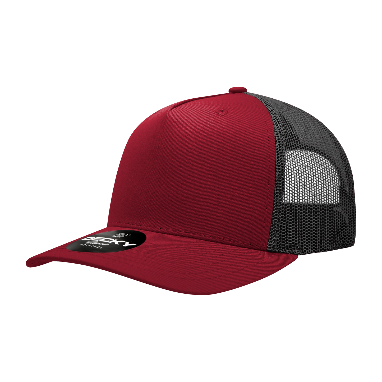 Decky 6030 Trucker Hat - 100% Polyester, Structured