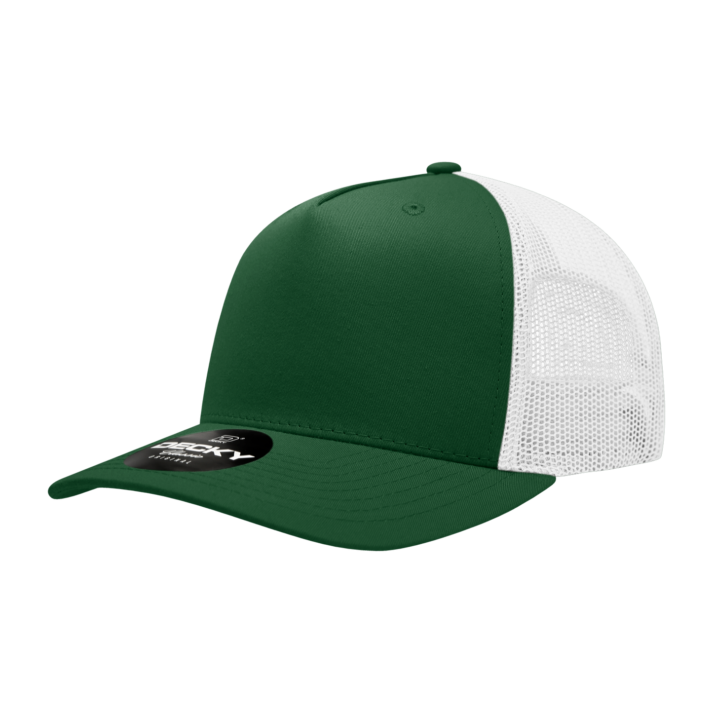 Decky 6030 Trucker Hat - 100% Polyester, Structured