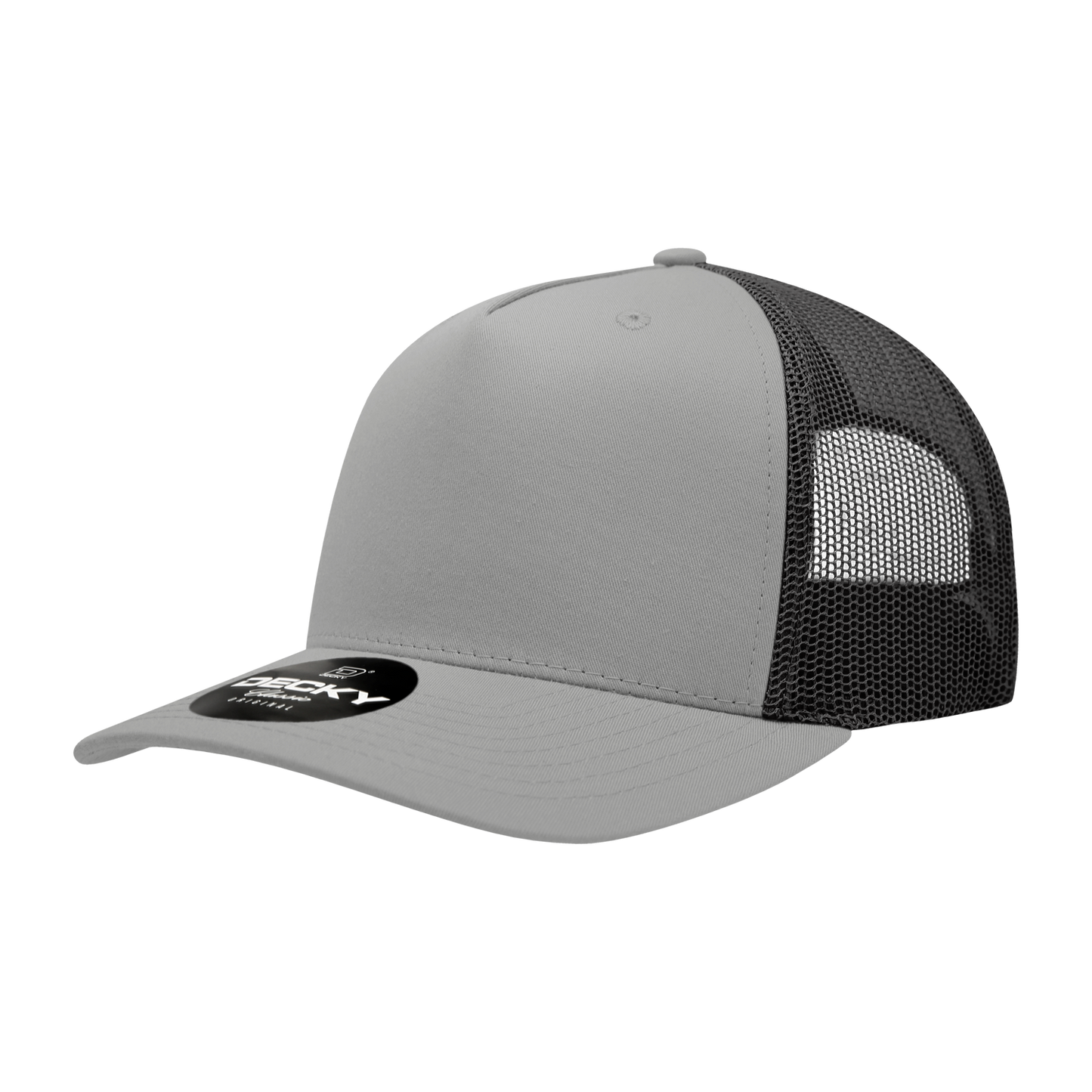 Decky 6030 Trucker Hat - 100% Polyester, Structured