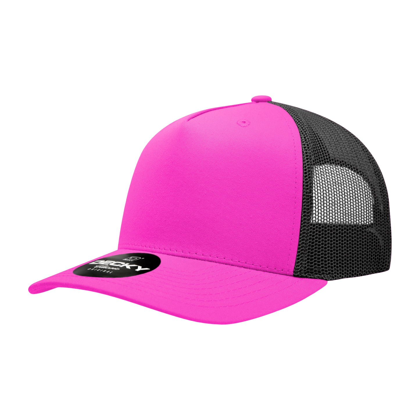 Decky 6030 Trucker Hat - 100% Polyester, Structured