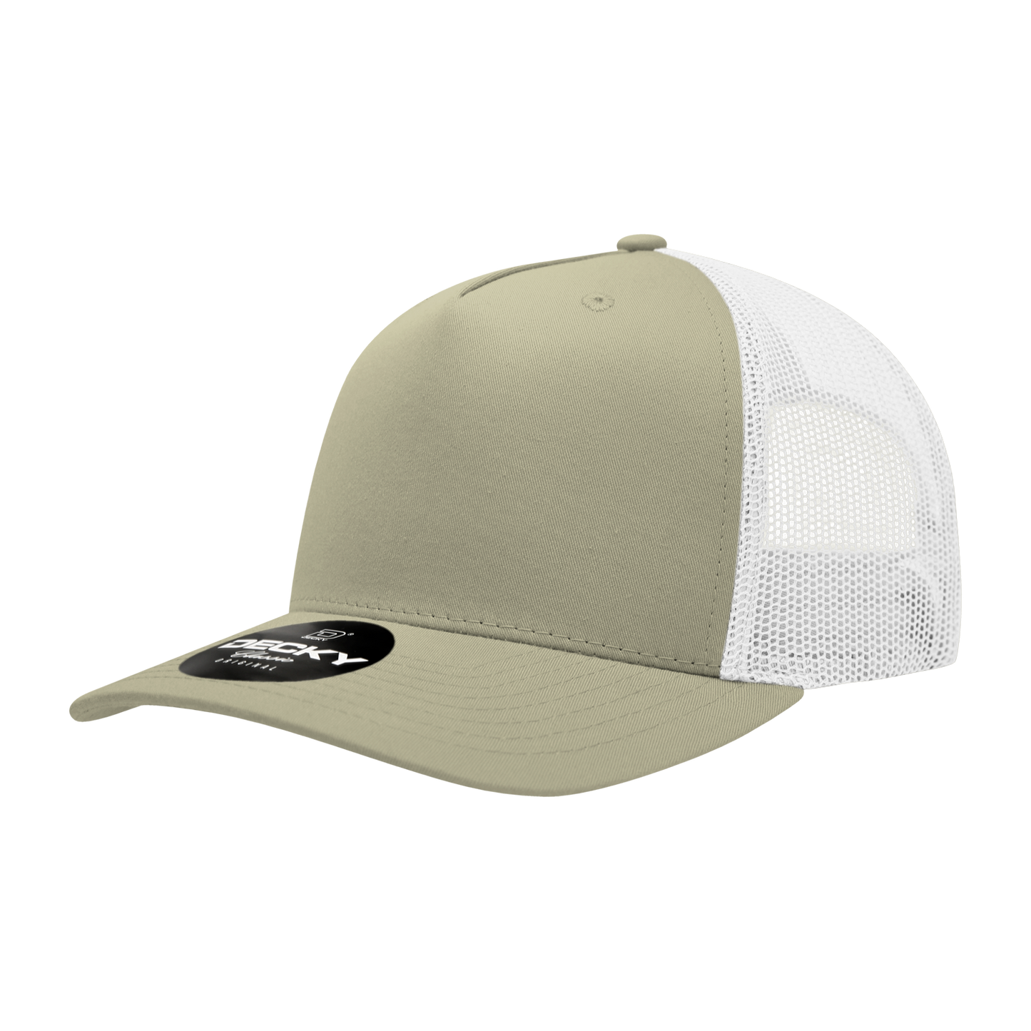 Decky 6030 Trucker Hat - 100% Polyester, Structured