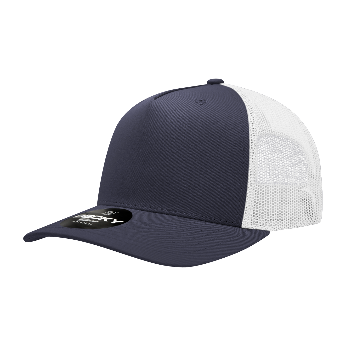 Decky 6030 Trucker Hat - 100% Polyester, Structured