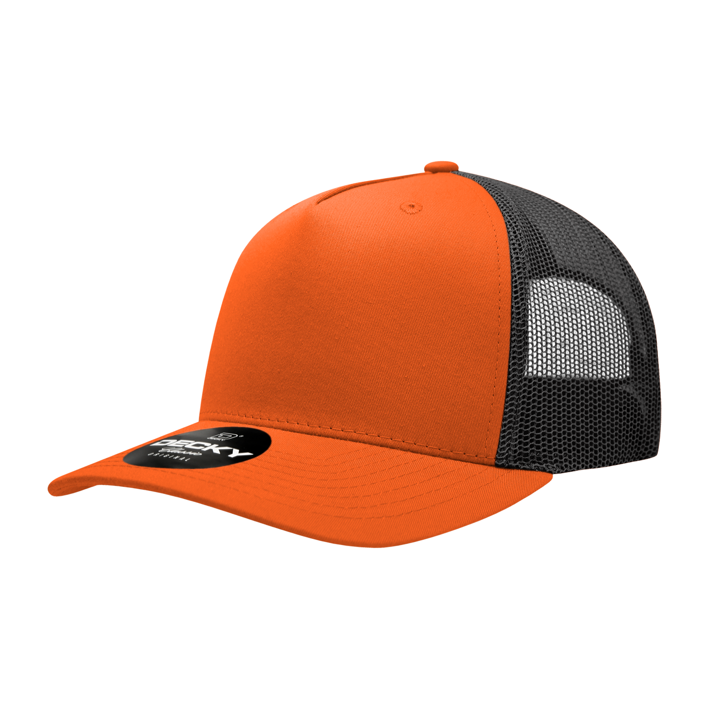 Decky 6030 Trucker Hat - 100% Polyester, Structured
