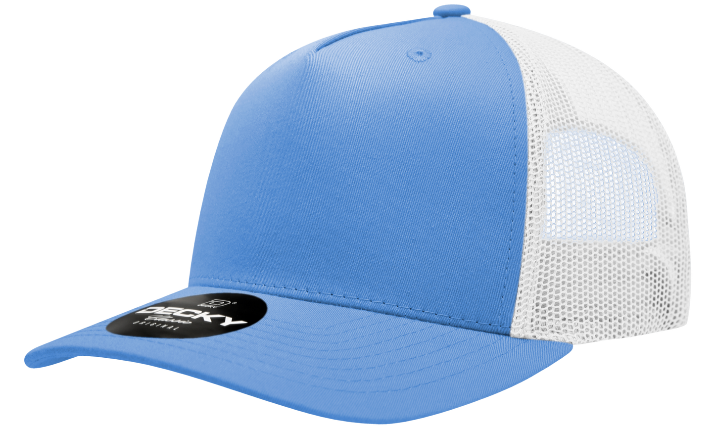 Decky 6030 Trucker Hat - 100% Polyester, Structured