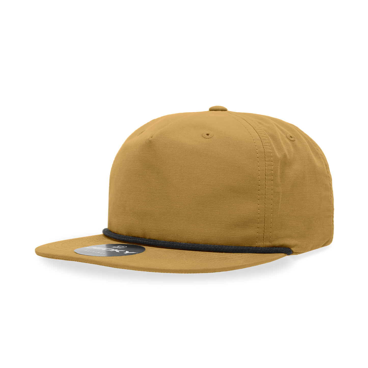 Decky 6032 Baseball Cap - Structured, Flat Brim