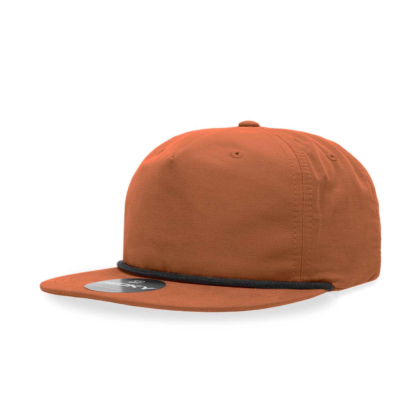 Decky 6032 Baseball Cap - Structured, Flat Brim