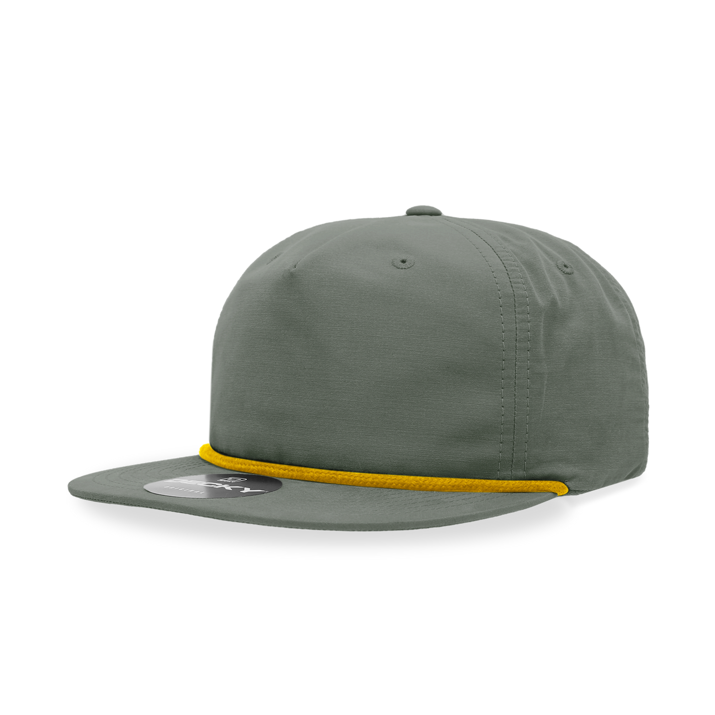 Decky 6032 Baseball Cap - Structured, Flat Brim