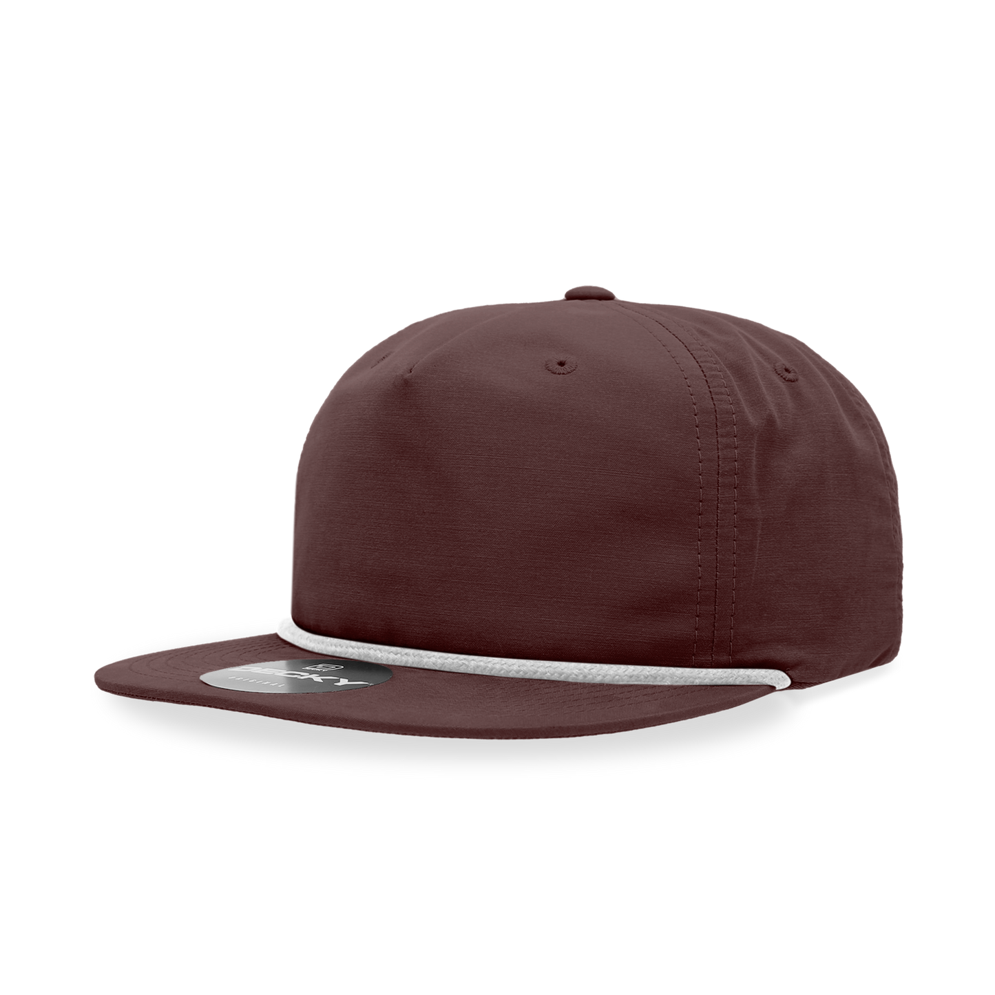 Decky 6032 Baseball Cap - Structured, Flat Brim