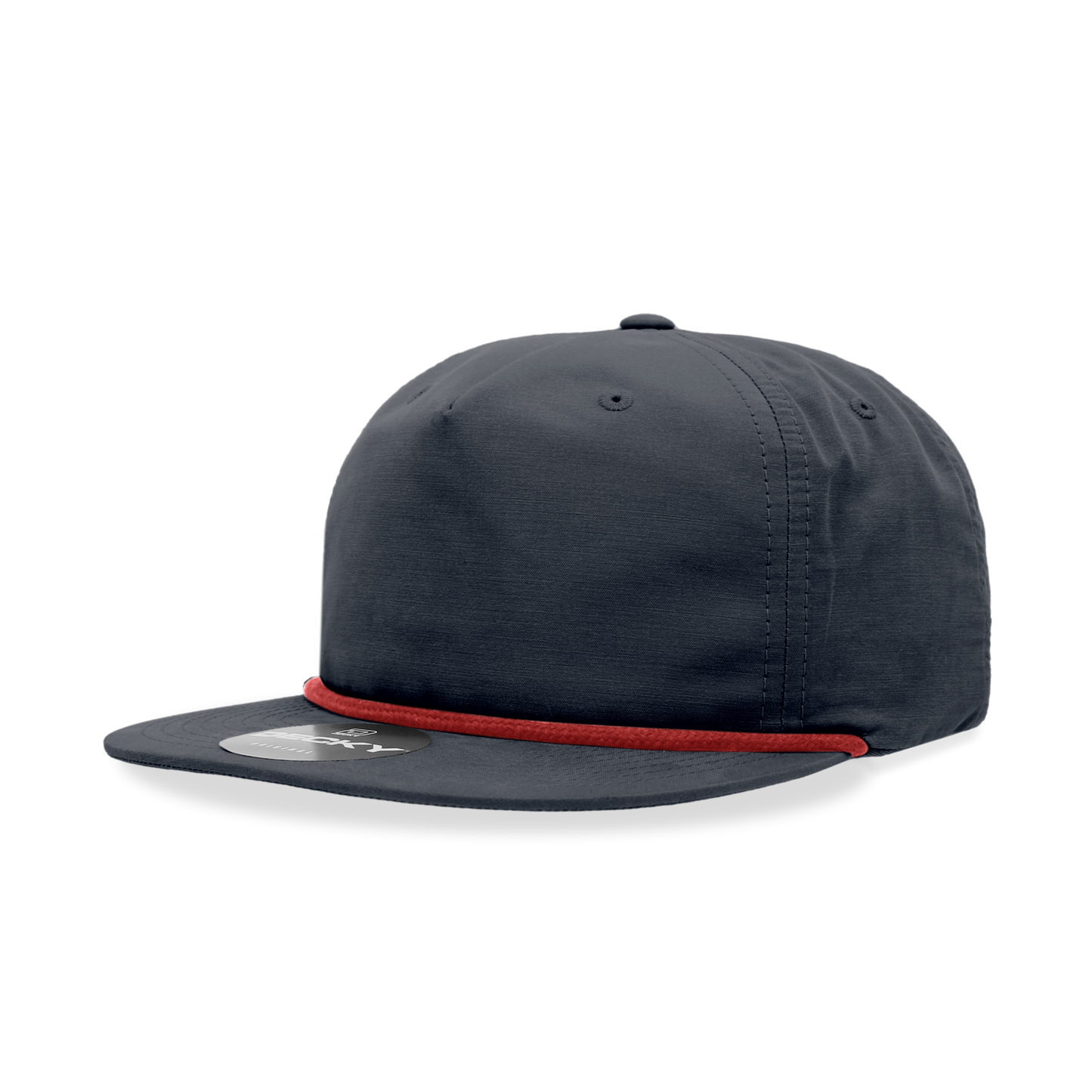 Decky 6032 Baseball Cap - Structured, Flat Brim