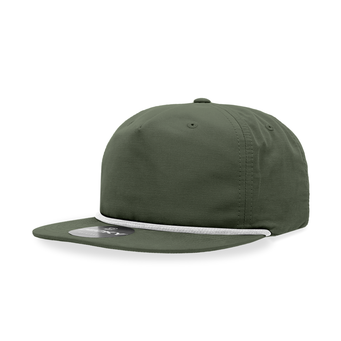 Decky 6032 Baseball Cap - Structured, Flat Brim