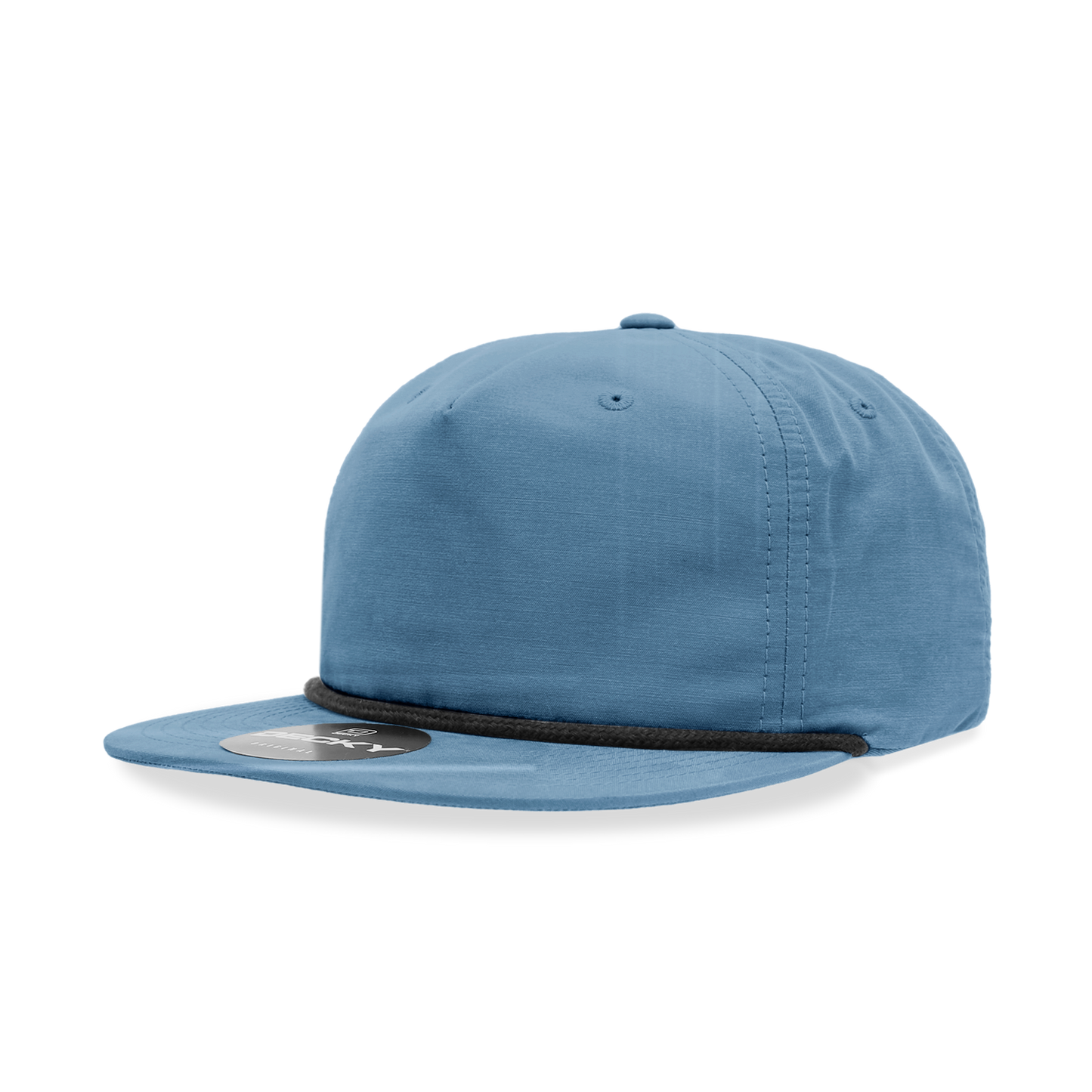 Decky 6032 Baseball Cap - Structured, Flat Brim