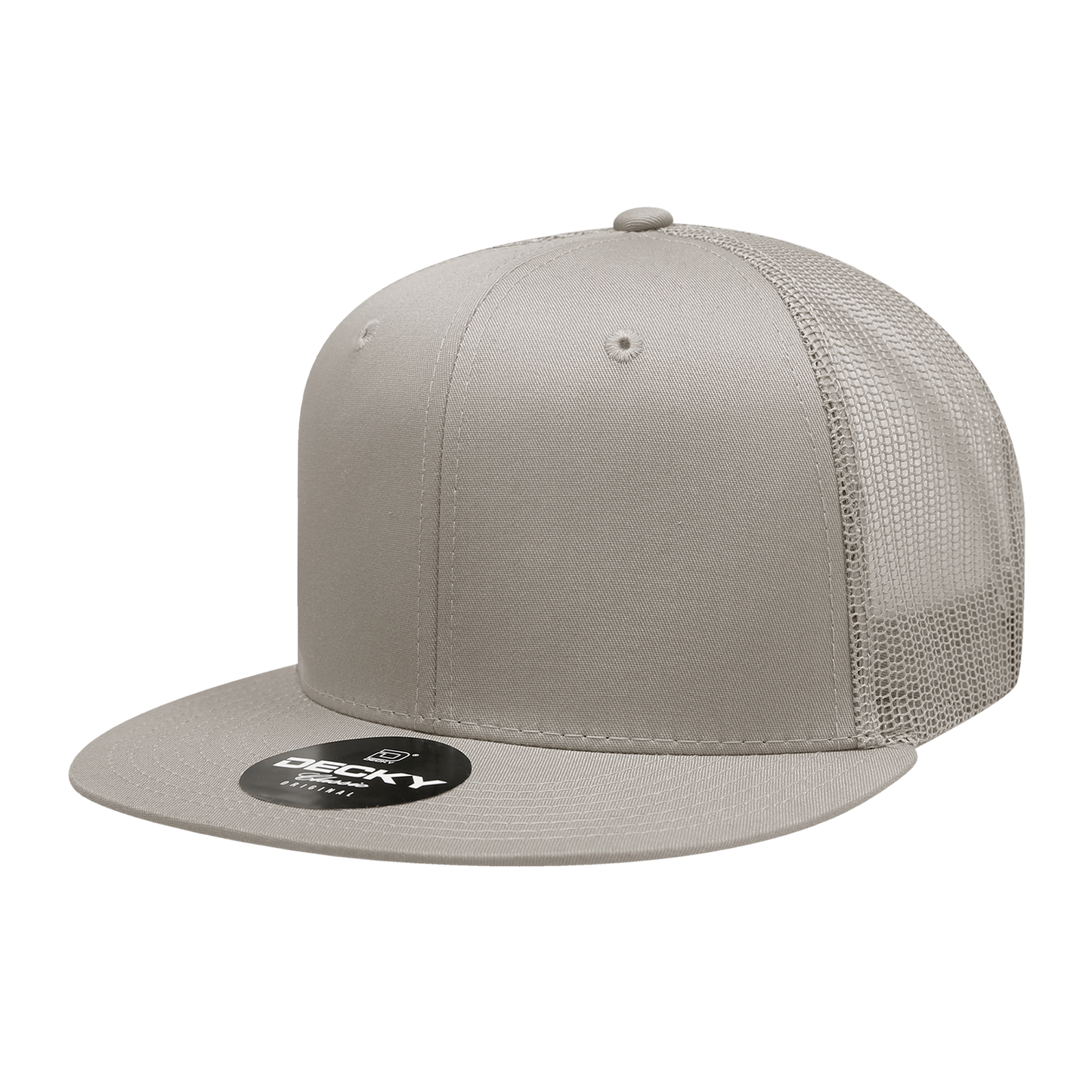 Decky 6033 Trucker Hat - 100% Polyester, Structured