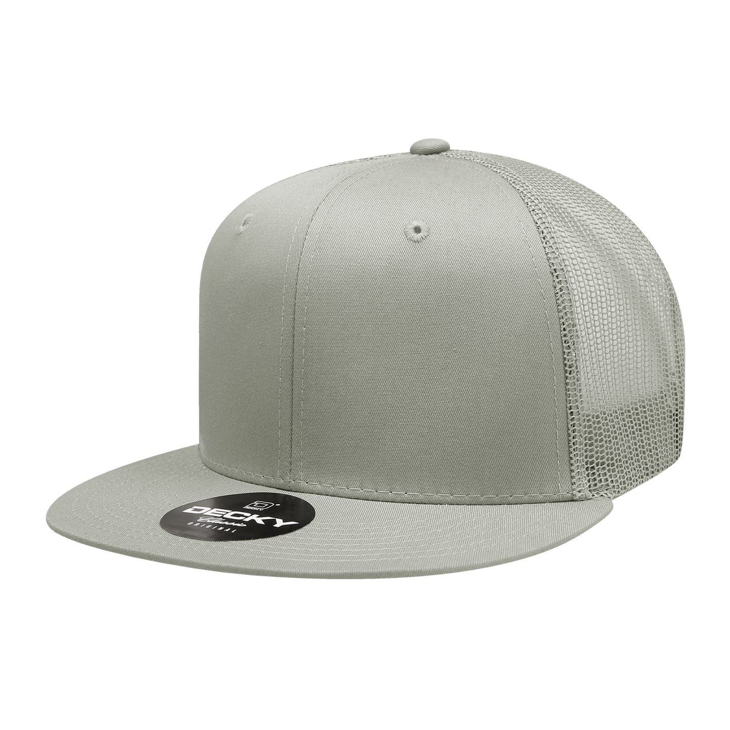 Decky 6033 Trucker Hat - 100% Polyester, Structured