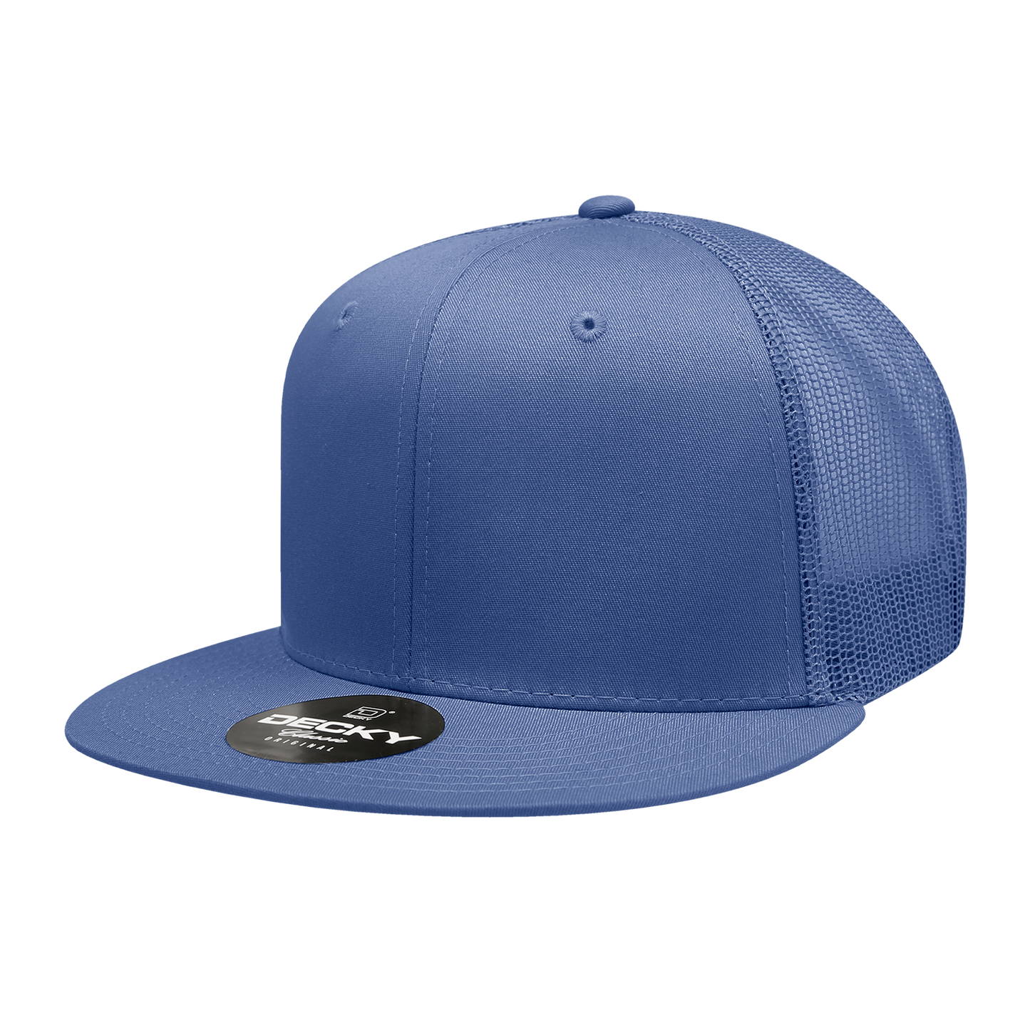 Decky 6033 Trucker Hat - 100% Polyester, Structured