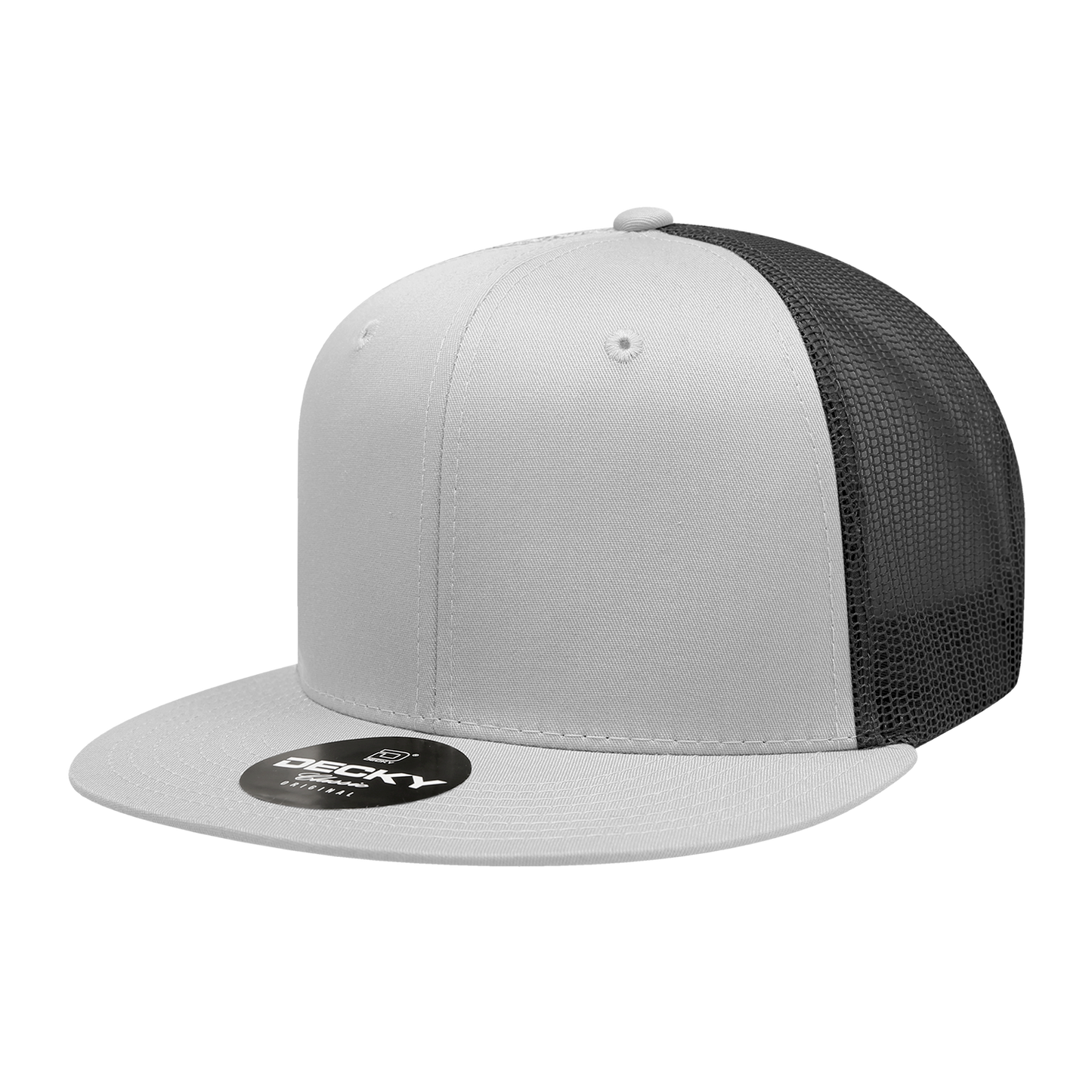 Decky 6033 Trucker Hat - 100% Polyester, Structured