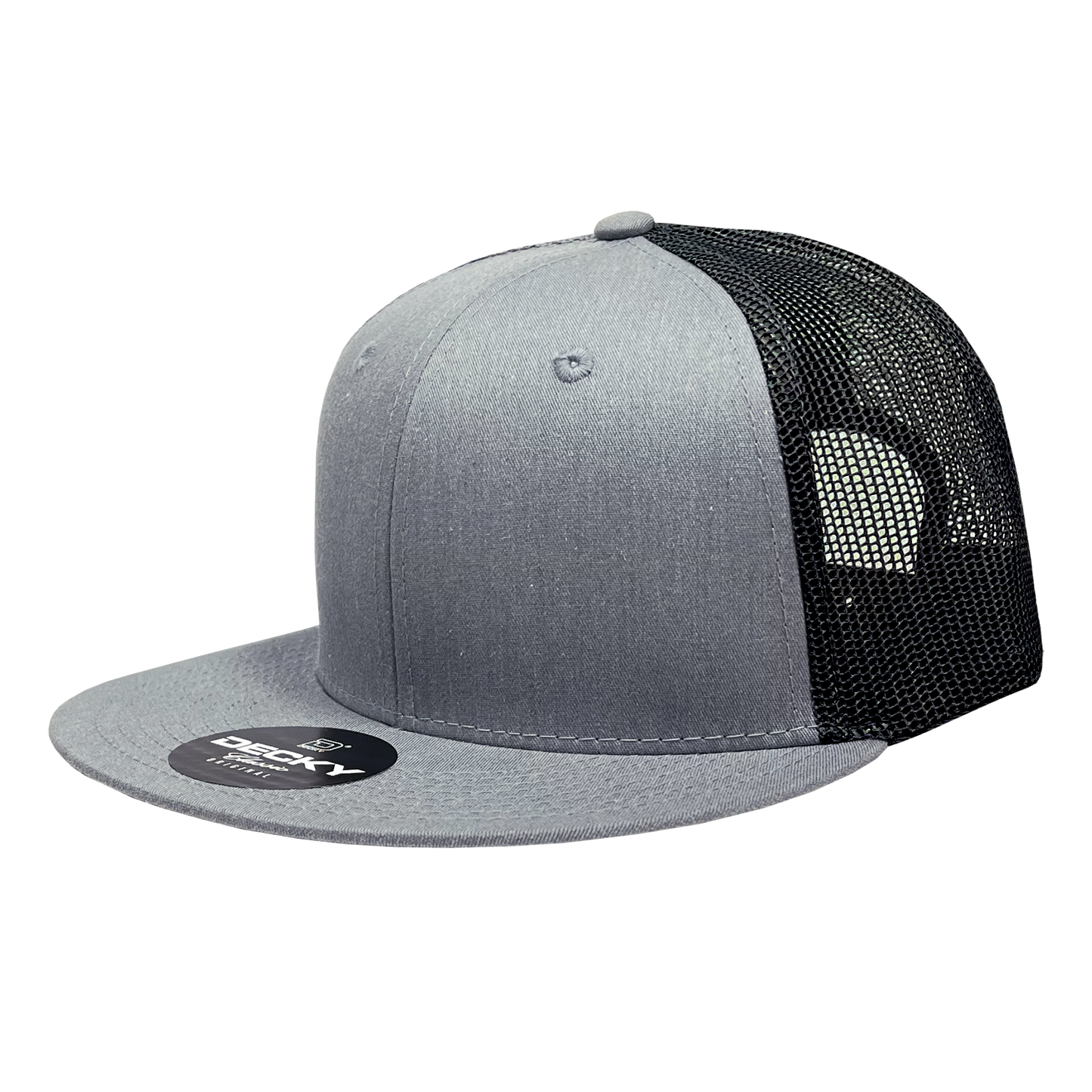 Decky 6033 Trucker Hat - 100% Polyester, Structured