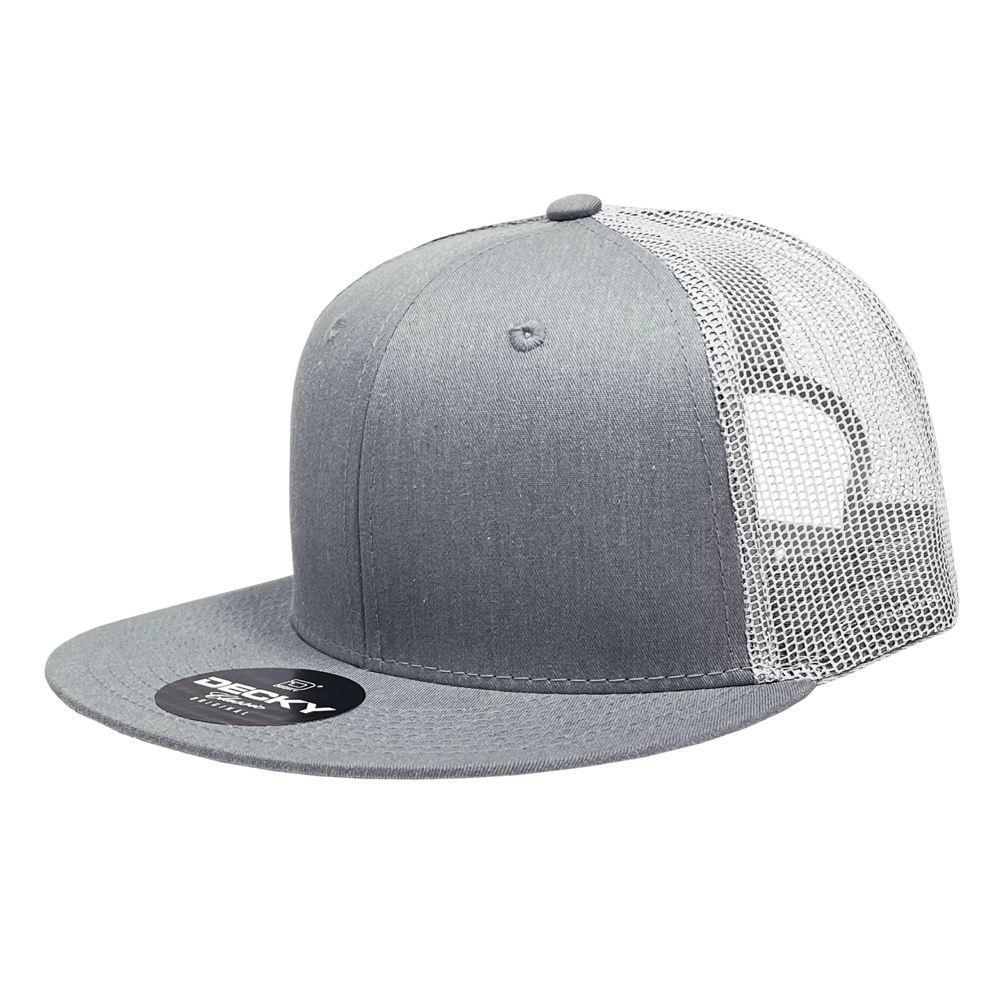 Decky 6033 Trucker Hat - 100% Polyester, Structured