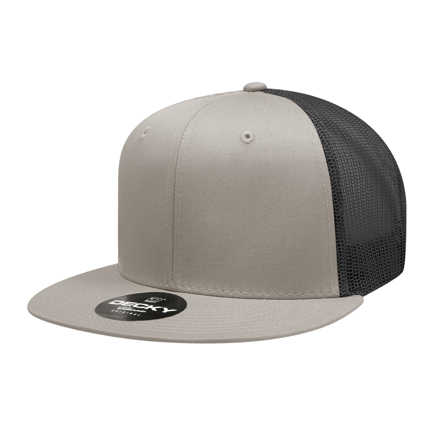 Decky 6033 Trucker Hat - 100% Polyester, Structured