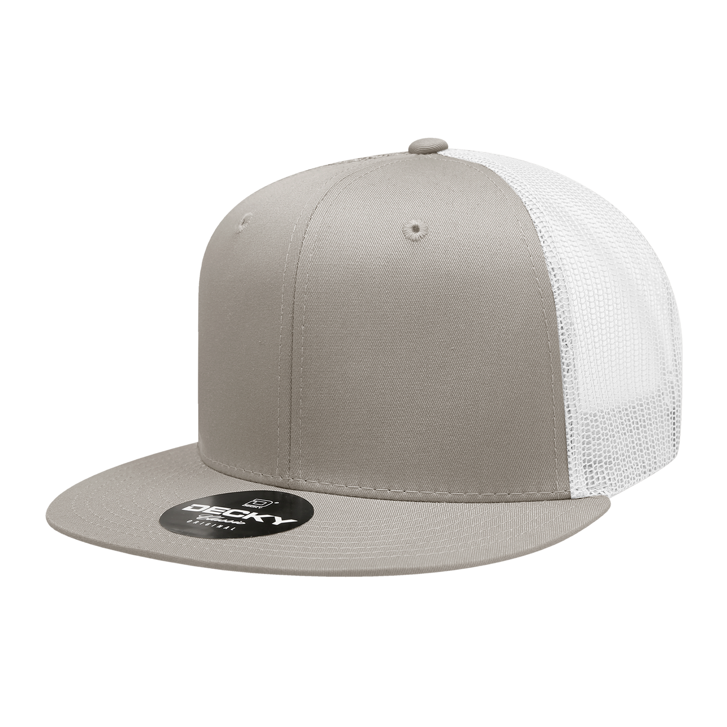 Decky 6033 Trucker Hat - 100% Polyester, Structured