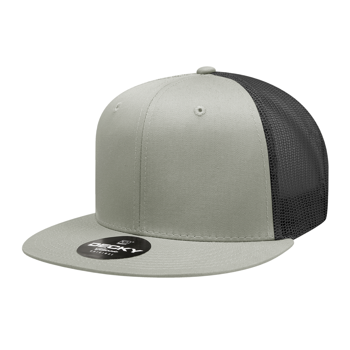 Decky 6033 Trucker Hat - 100% Polyester, Structured