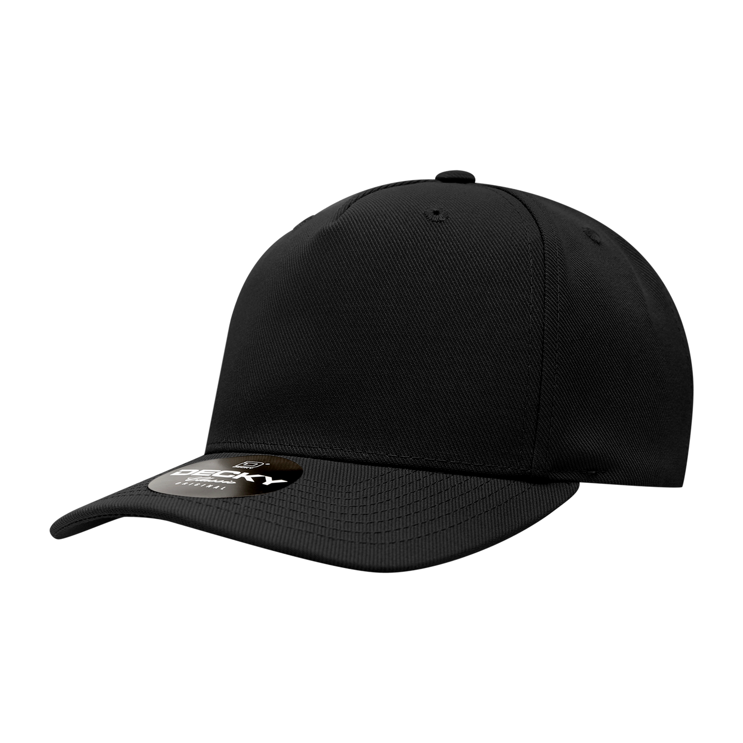 Decky 6038 Baseball Cap - 100% Polyester, Structured