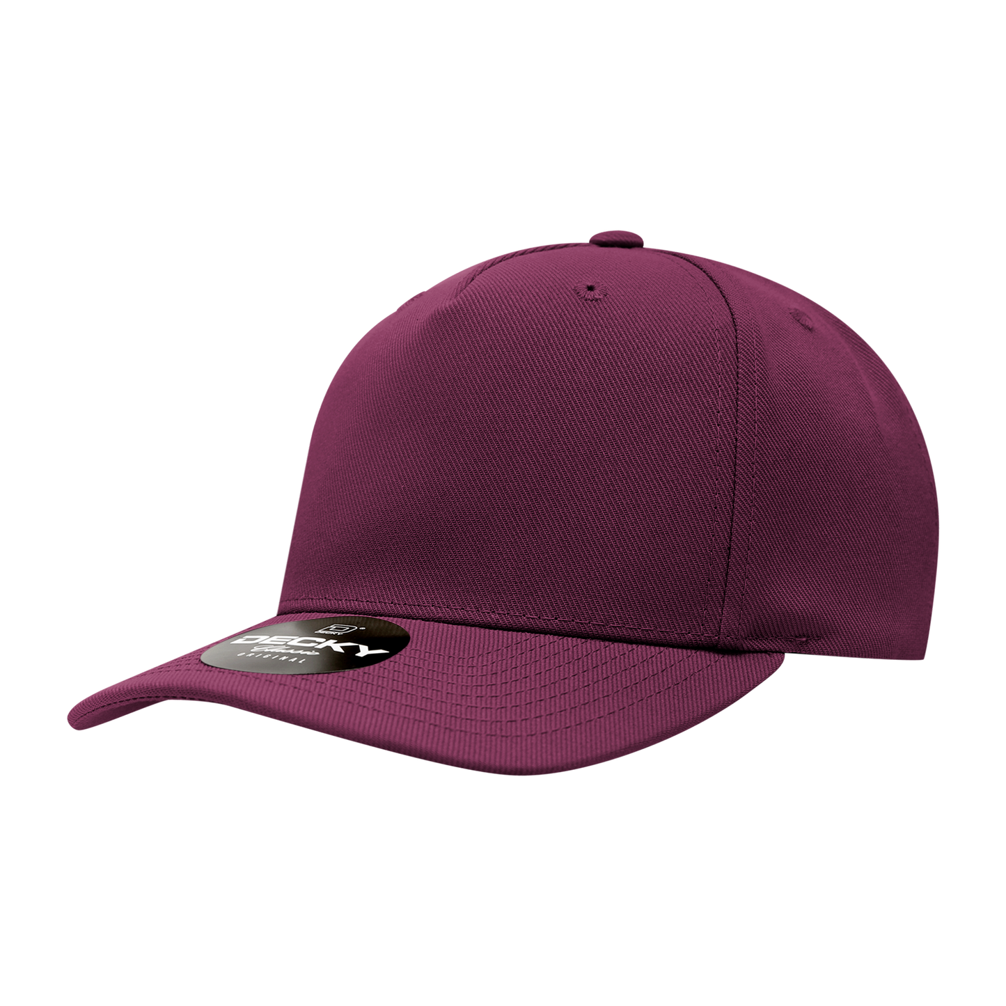 Decky 6038 Baseball Cap - 100% Polyester, Structured
