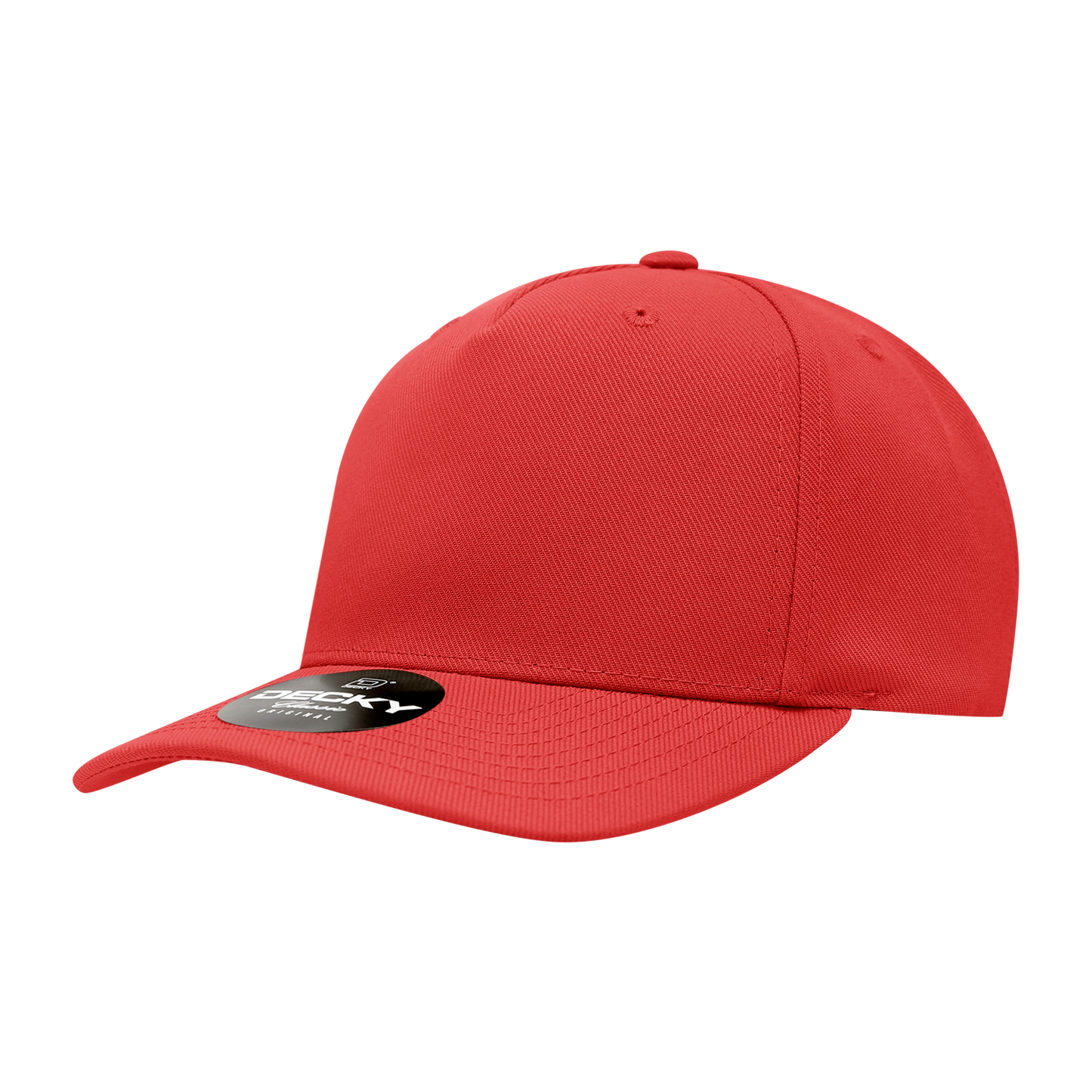 Decky 6038 Baseball Cap - 100% Polyester, Structured