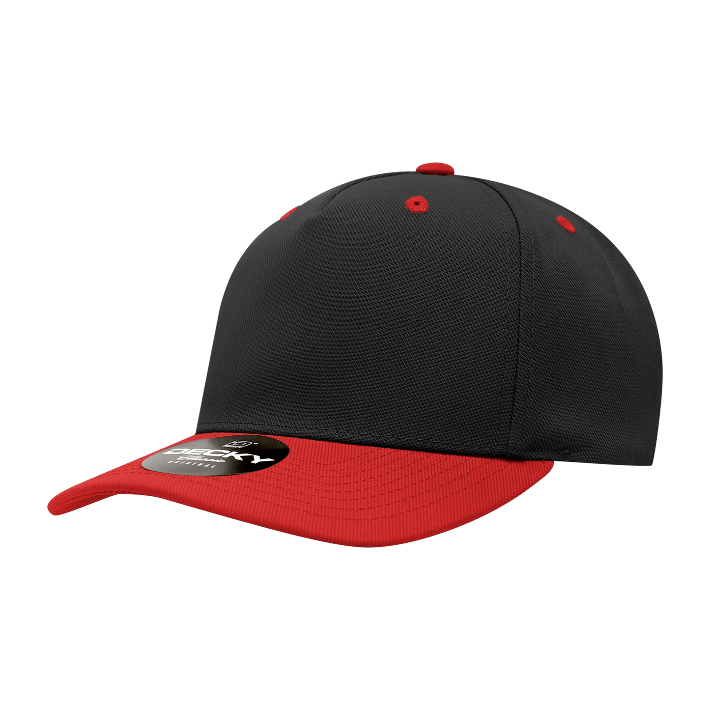 Decky 6038 Baseball Cap - 100% Polyester, Structured