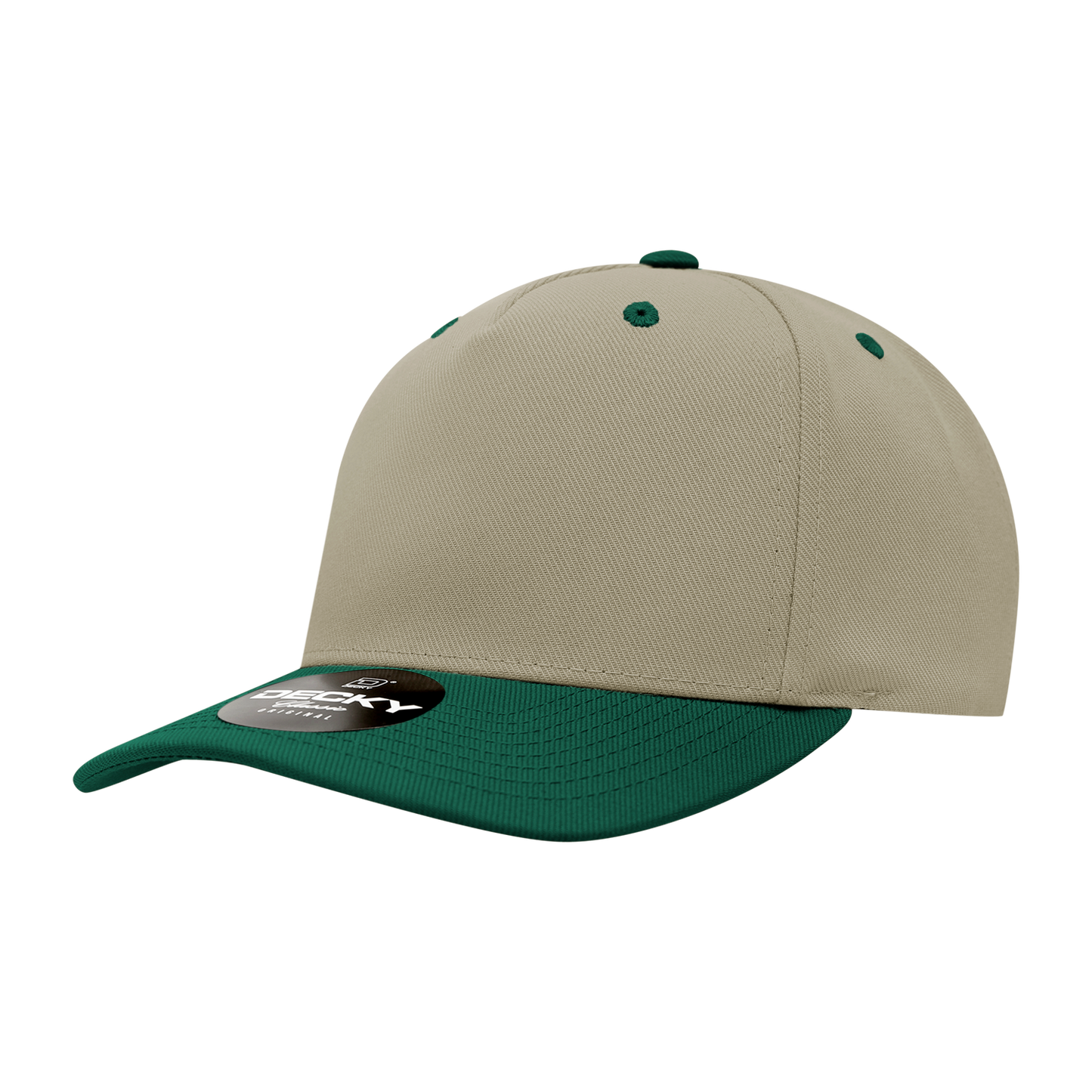 Decky 6038 Baseball Cap - 100% Polyester, Structured