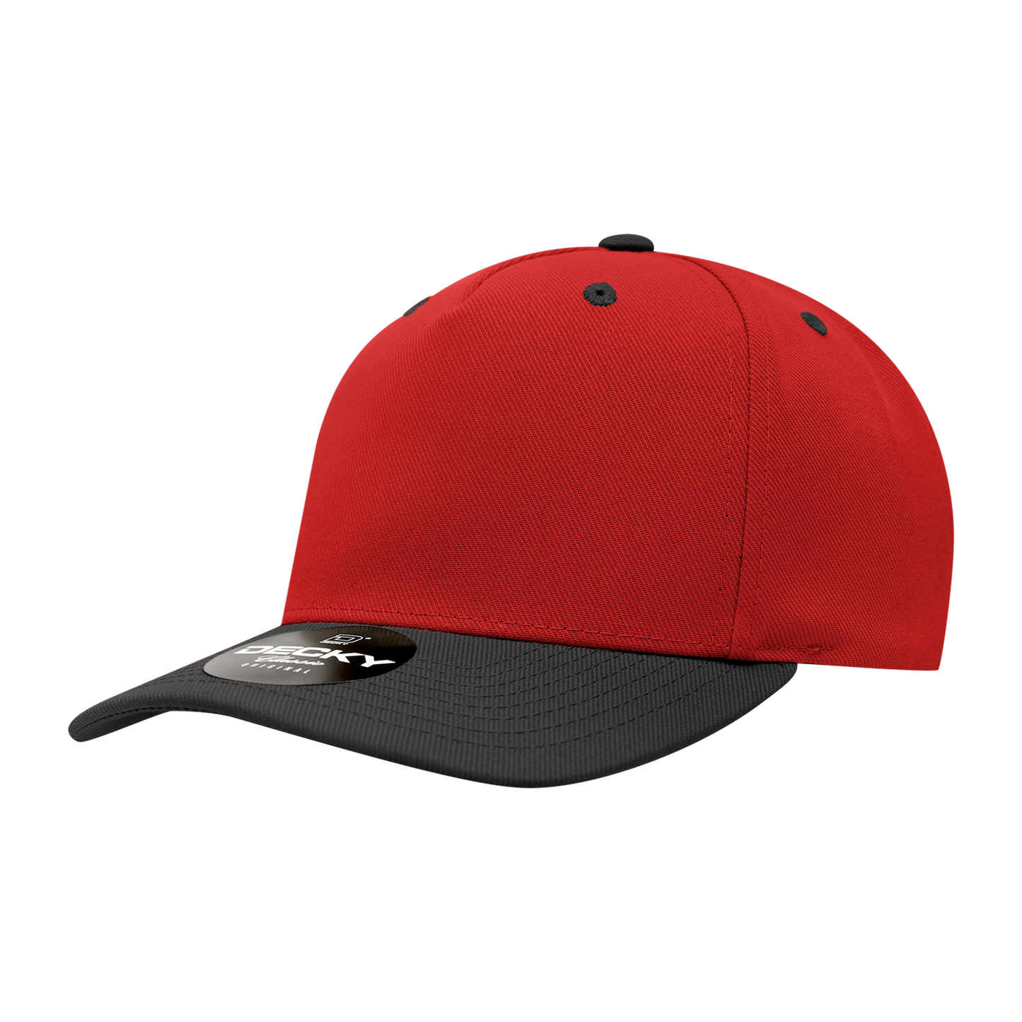 Decky 6038 Baseball Cap - 100% Polyester, Structured