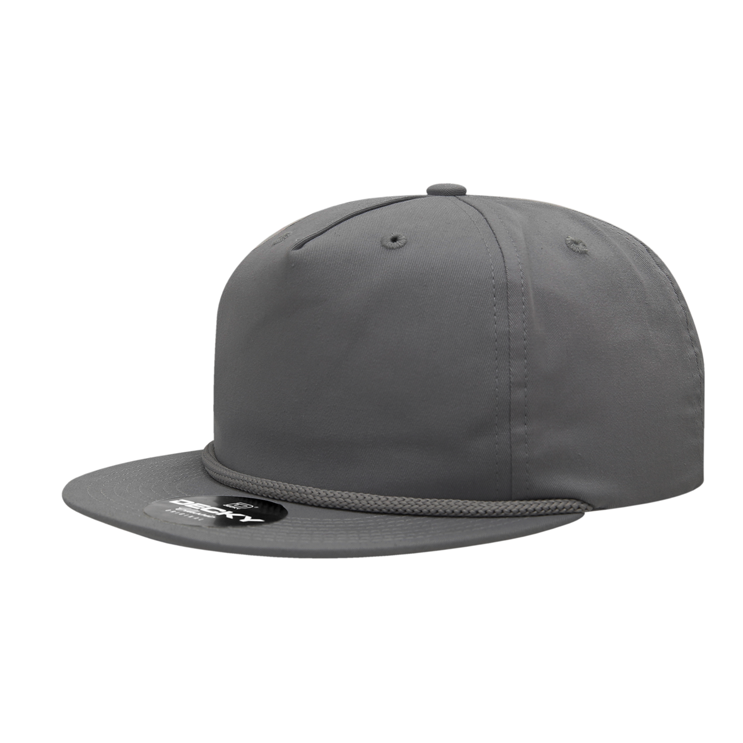 Decky 6042 Classic Rope Cap - 60% Cotton/40% Poly Blend