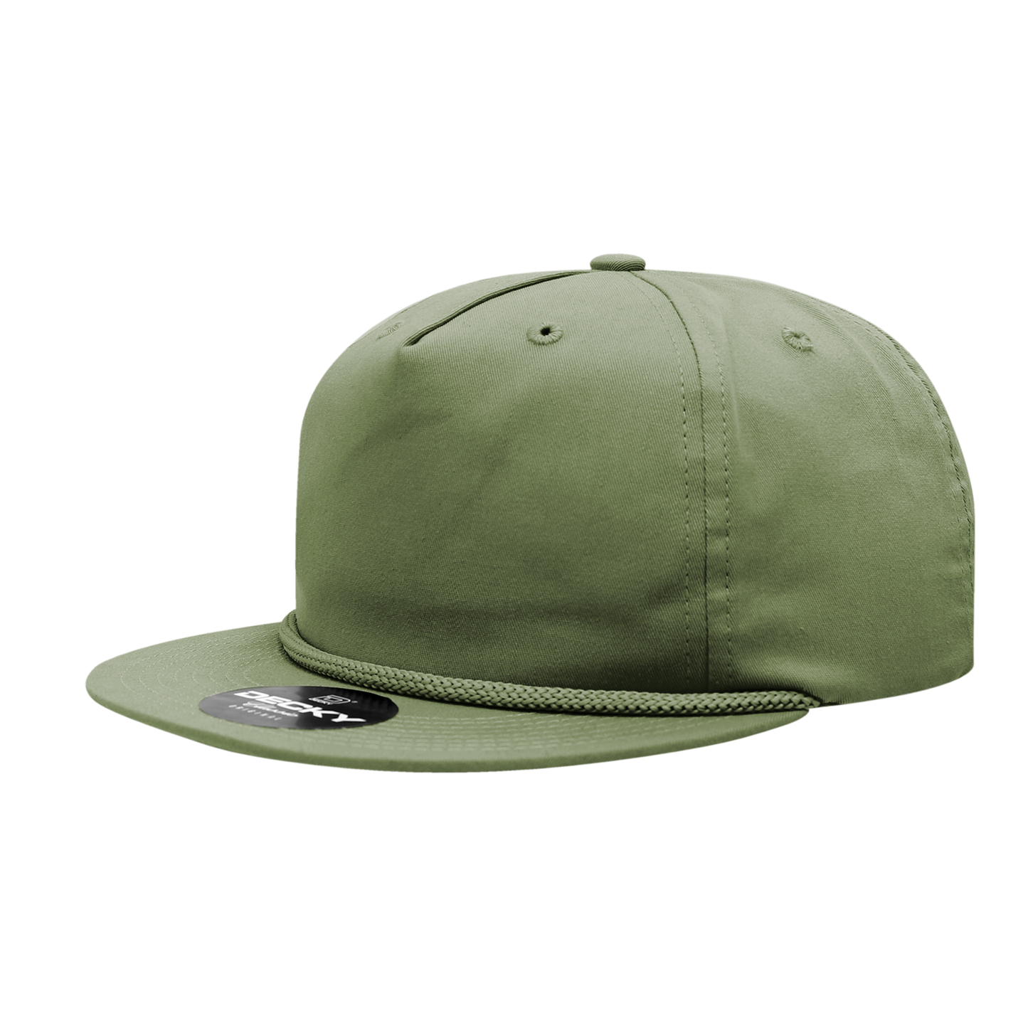 Decky 6042 Classic Rope Cap - 60% Cotton/40% Poly Blend