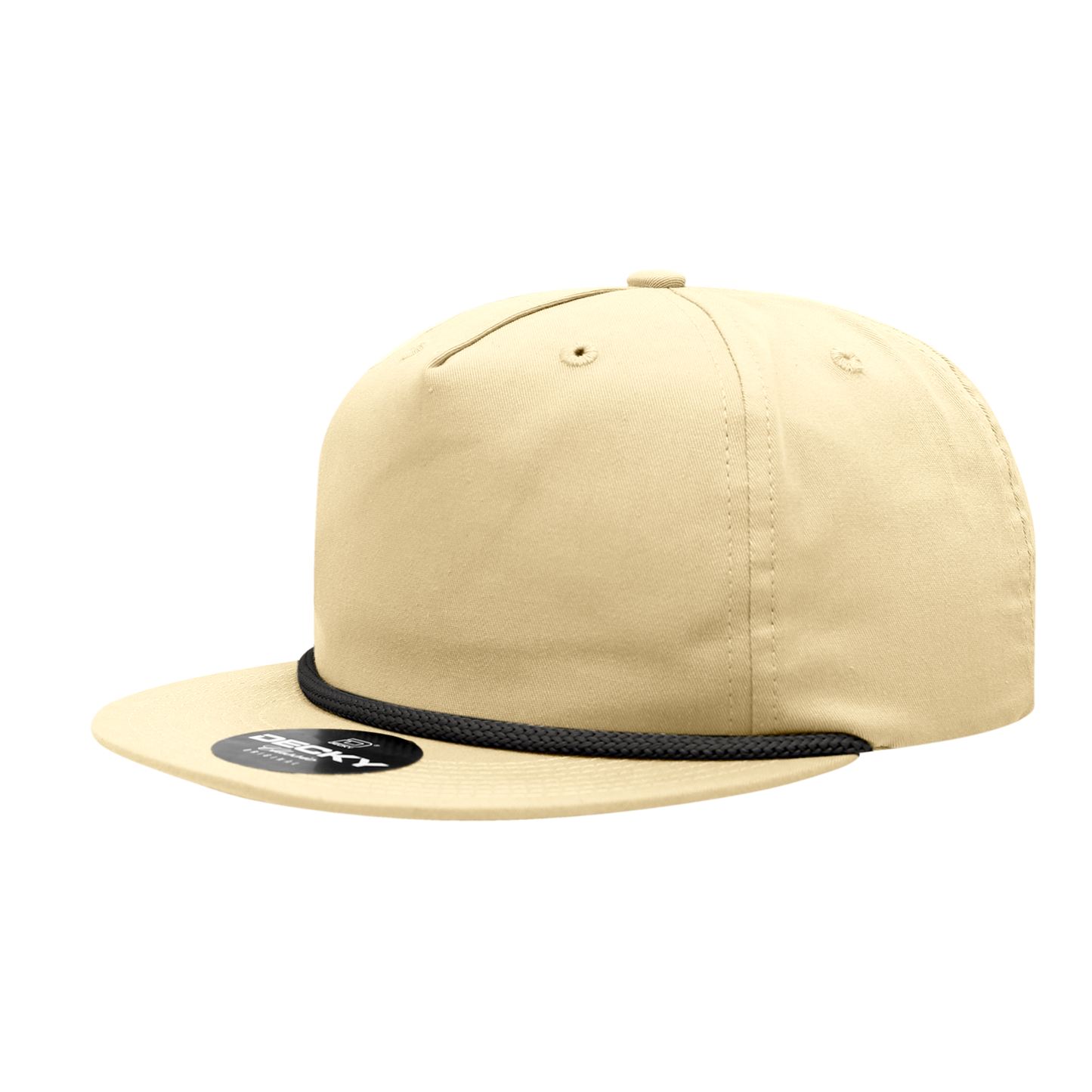 Decky 6042 Classic Rope Cap - 60% Cotton/40% Poly Blend