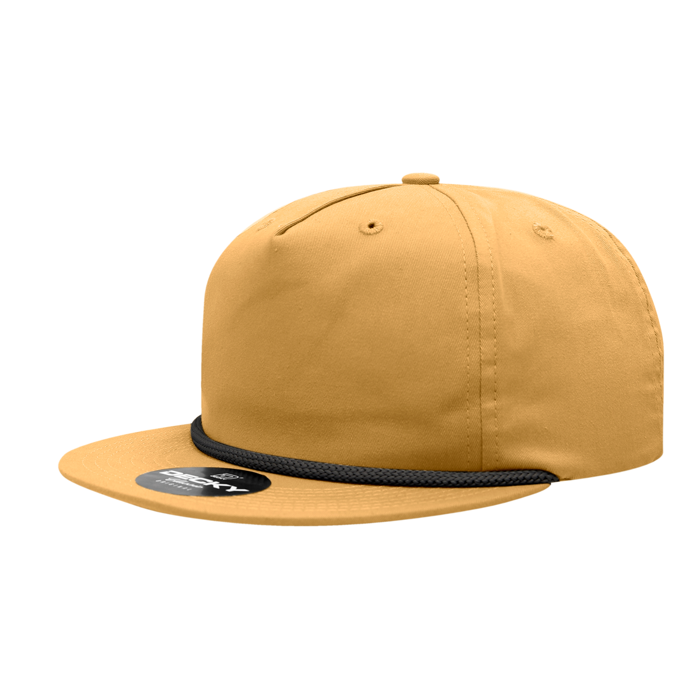 Decky 6042 Classic Rope Cap - 60% Cotton/40% Poly Blend