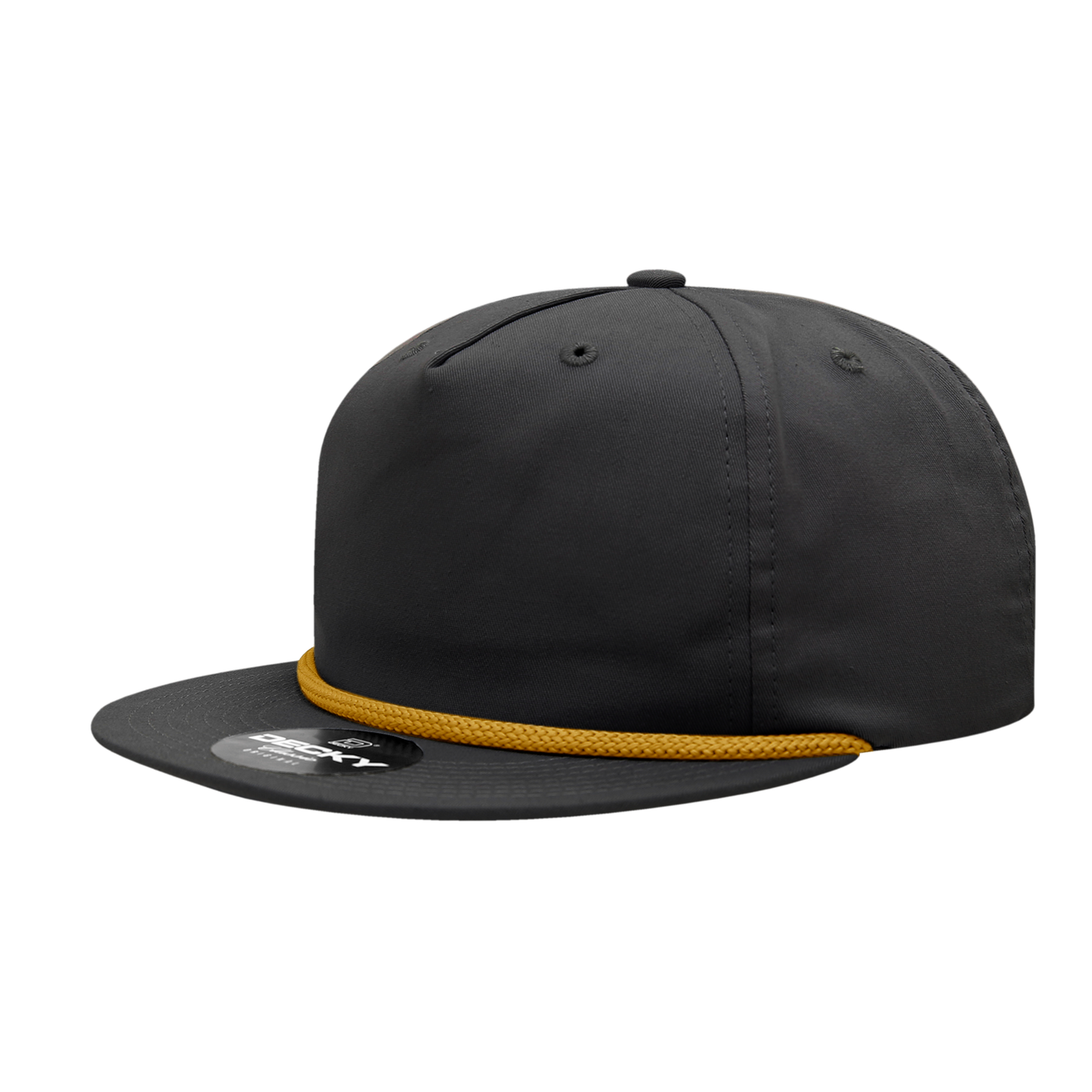 Decky 6042 Classic Rope Cap - 60% Cotton/40% Poly Blend
