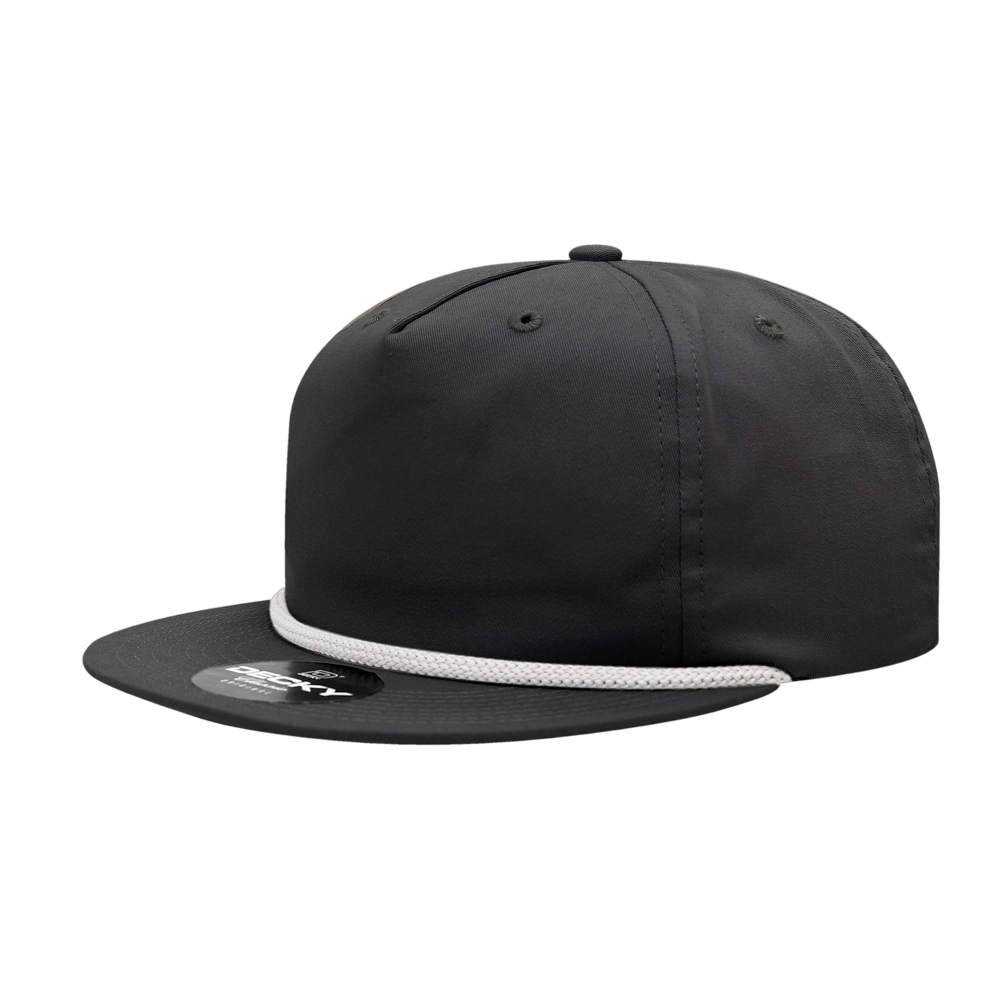 Decky 6042 Classic Rope Cap - 60% Cotton/40% Poly Blend