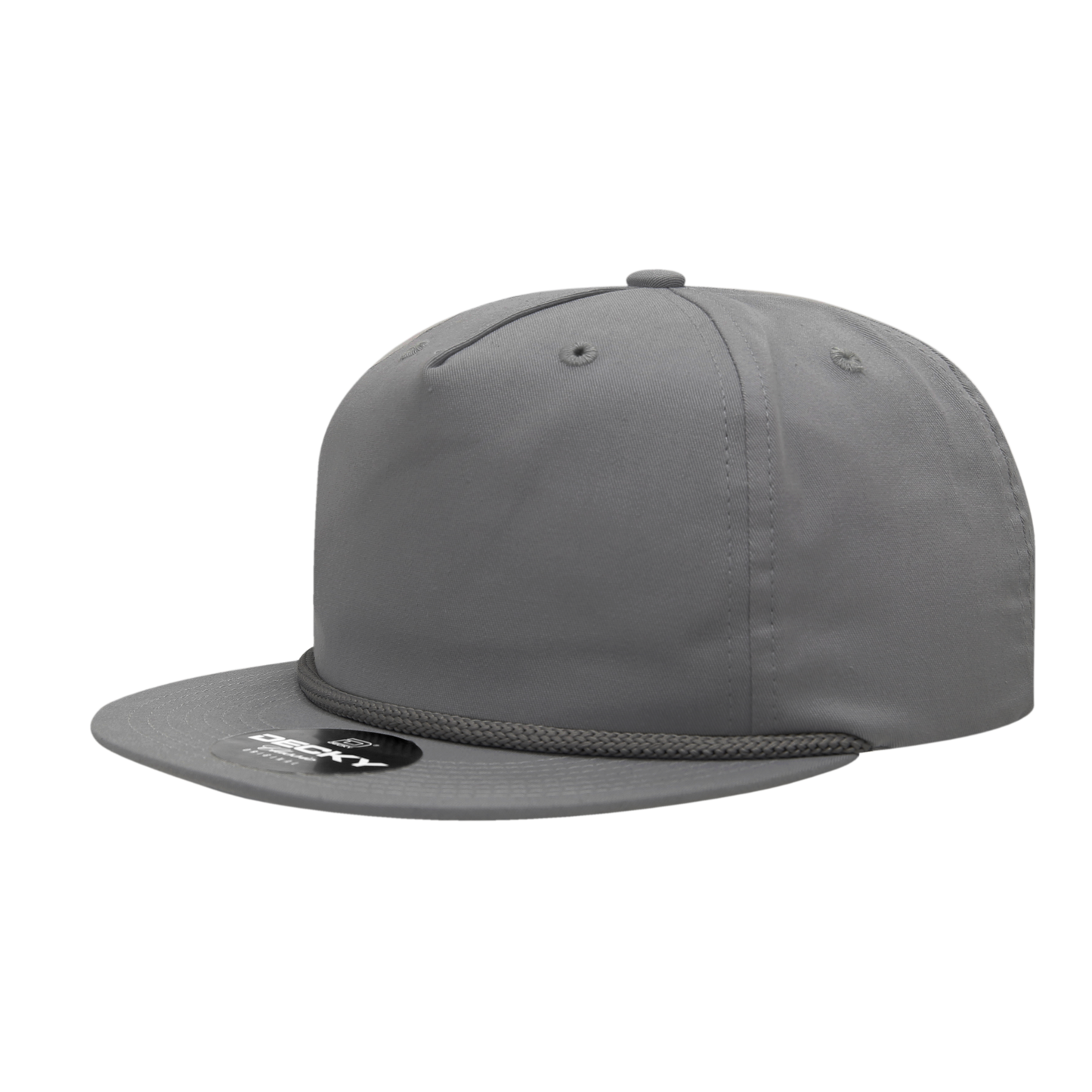 Decky 6042 Classic Rope Cap - 60% Cotton/40% Poly Blend