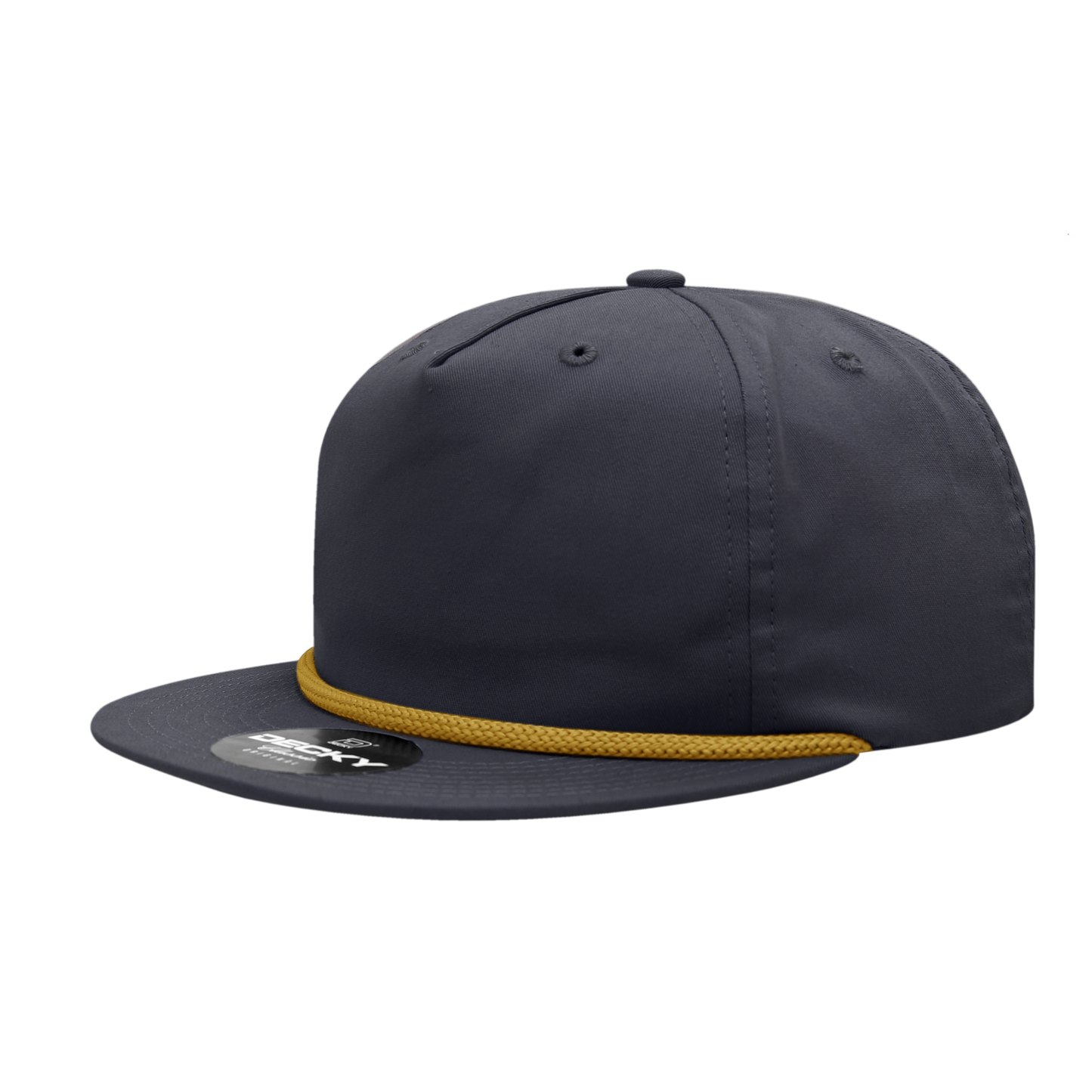 Decky 6042 Classic Rope Cap - 60% Cotton/40% Poly Blend