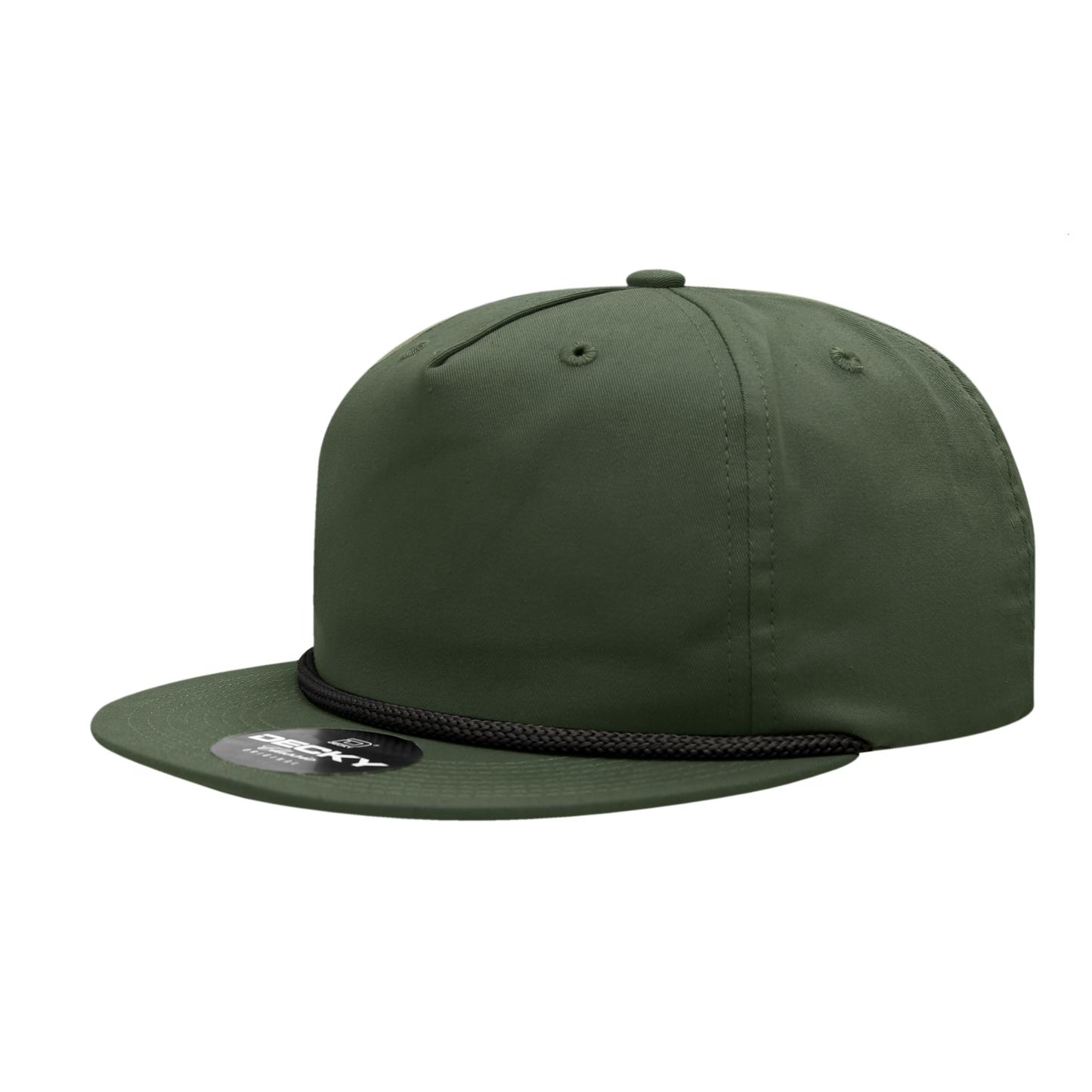 Decky 6042 Classic Rope Cap - 60% Cotton/40% Poly Blend