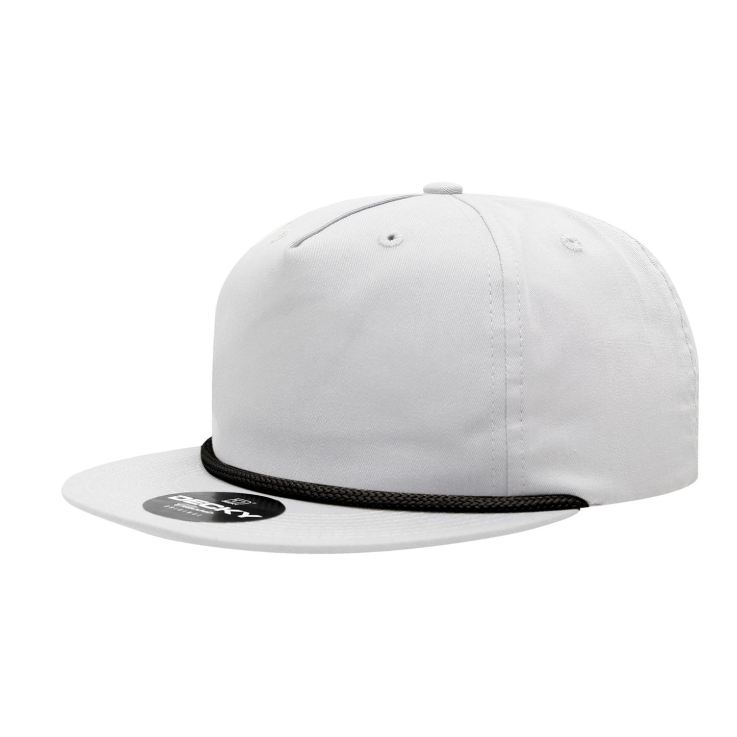 Decky 6042 Classic Rope Cap - 60% Cotton/40% Poly Blend