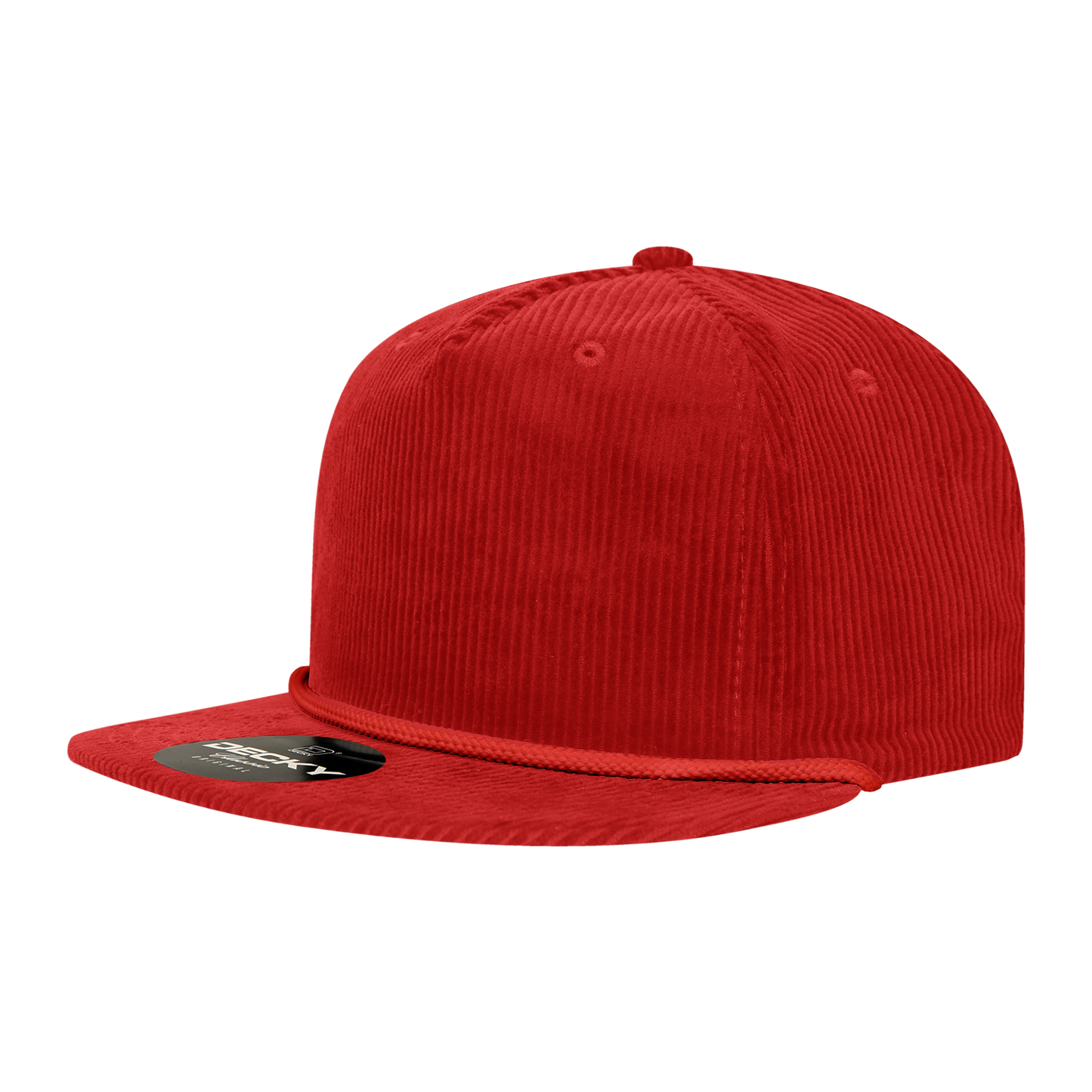 Decky 5 Panel High Profile Relaxed Corduroy Rope Hat