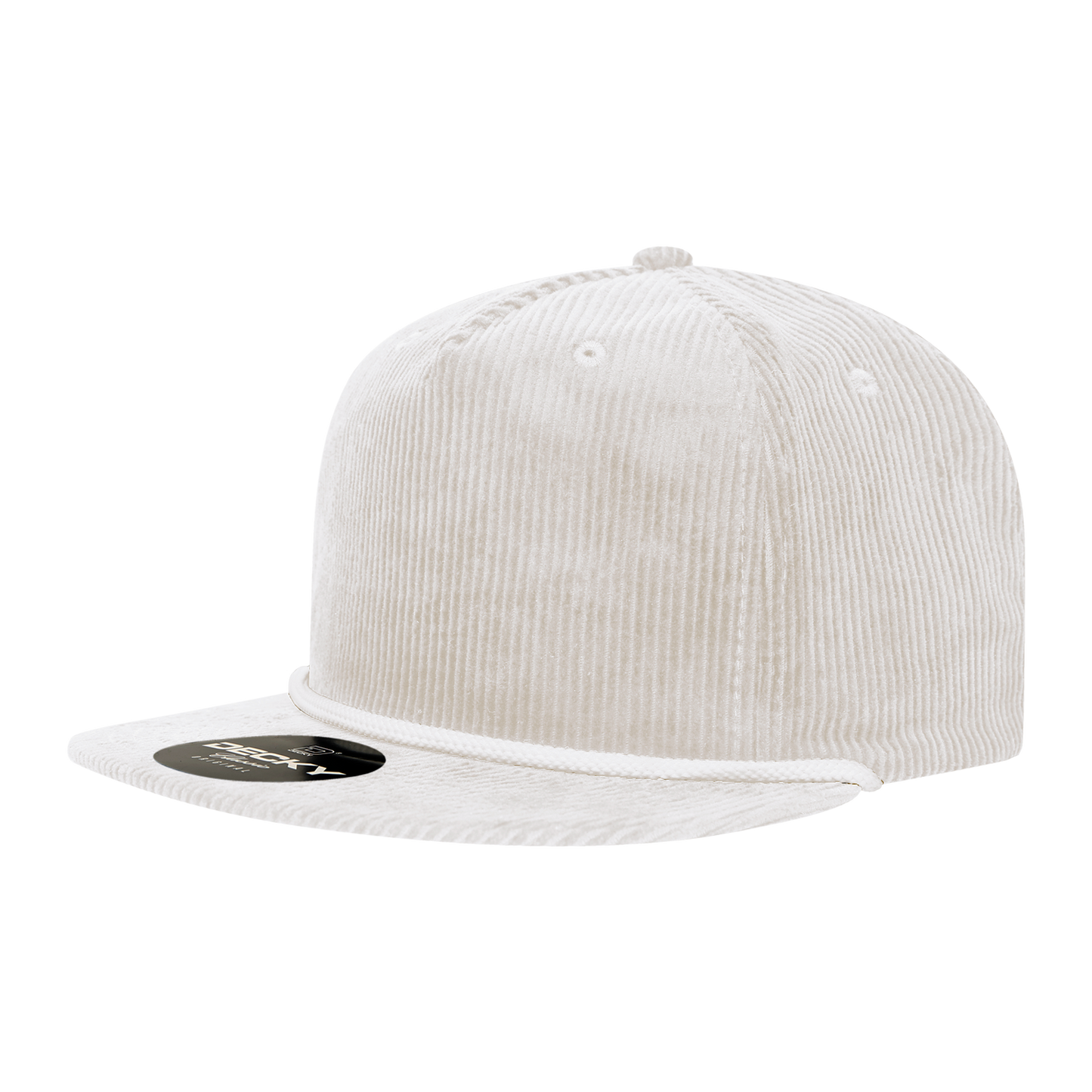 Decky 5 Panel High Profile Relaxed Corduroy Rope Hat