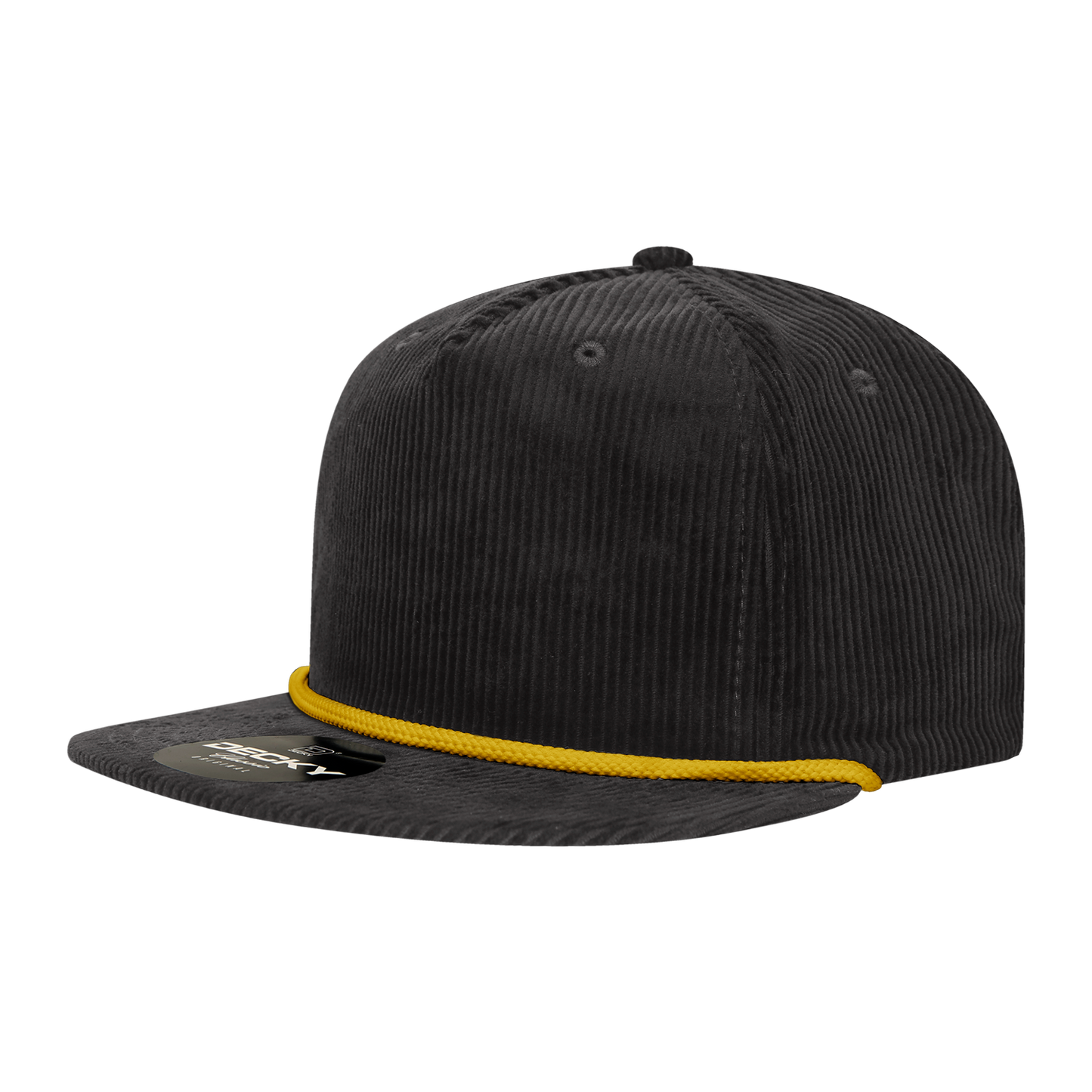Decky 5 Panel High Profile Relaxed Corduroy Rope Hat
