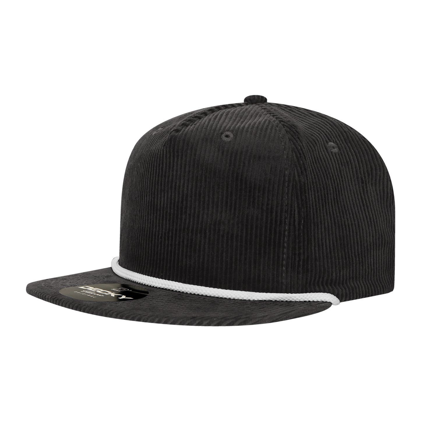 Decky 5 Panel High Profile Relaxed Corduroy Rope Hat