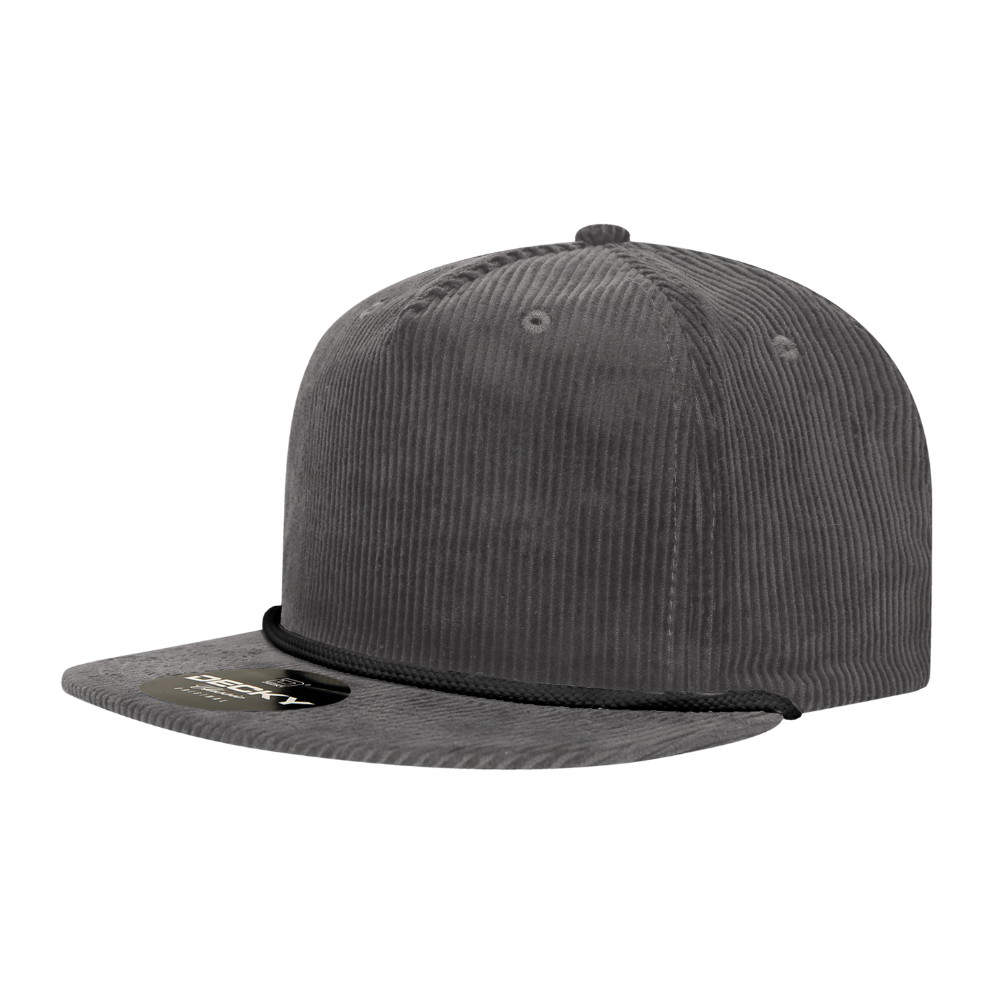 Decky 5 Panel High Profile Relaxed Corduroy Rope Hat